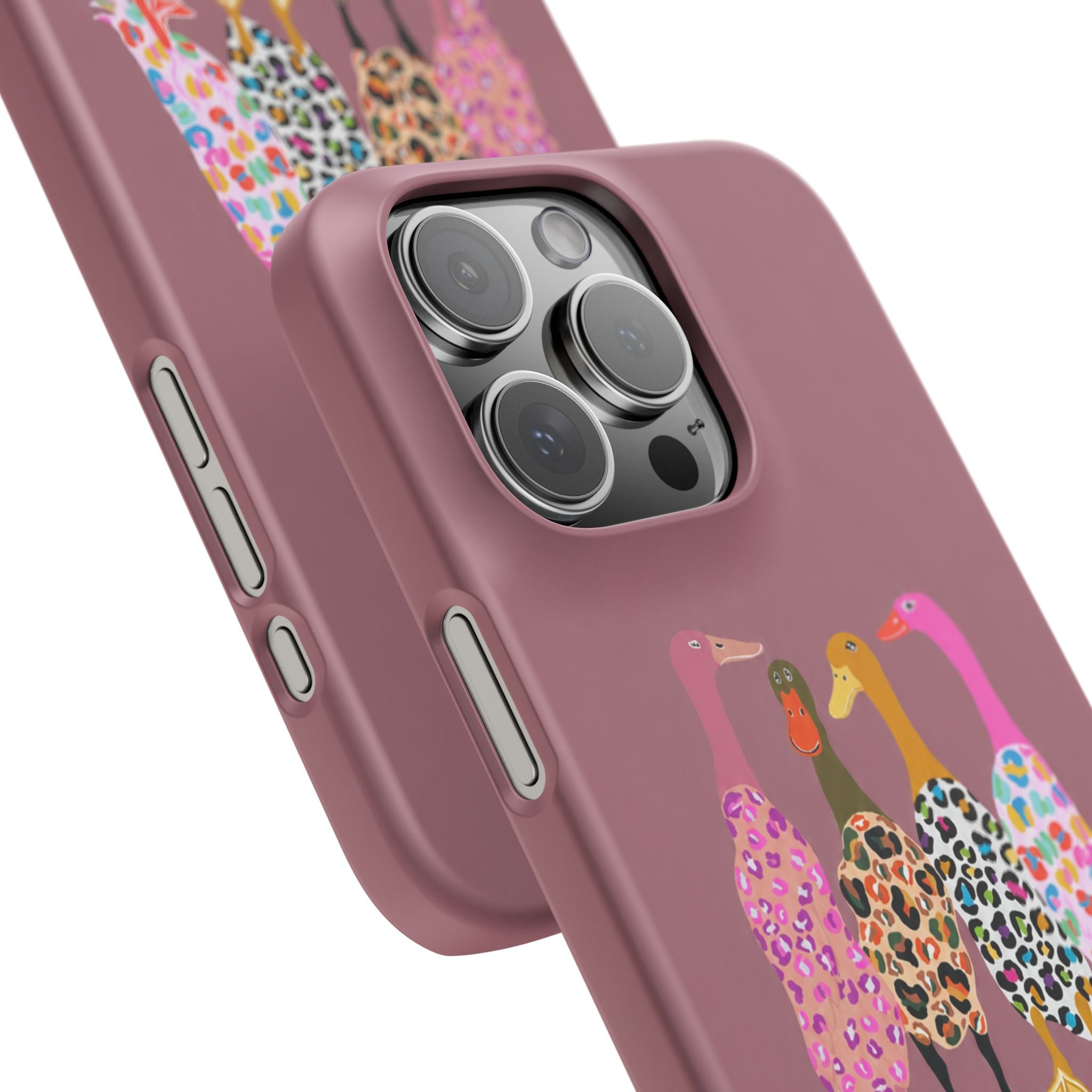 Colorful Leopard Ducks Phone Case