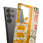 Retro Cassette Floral Phone Case