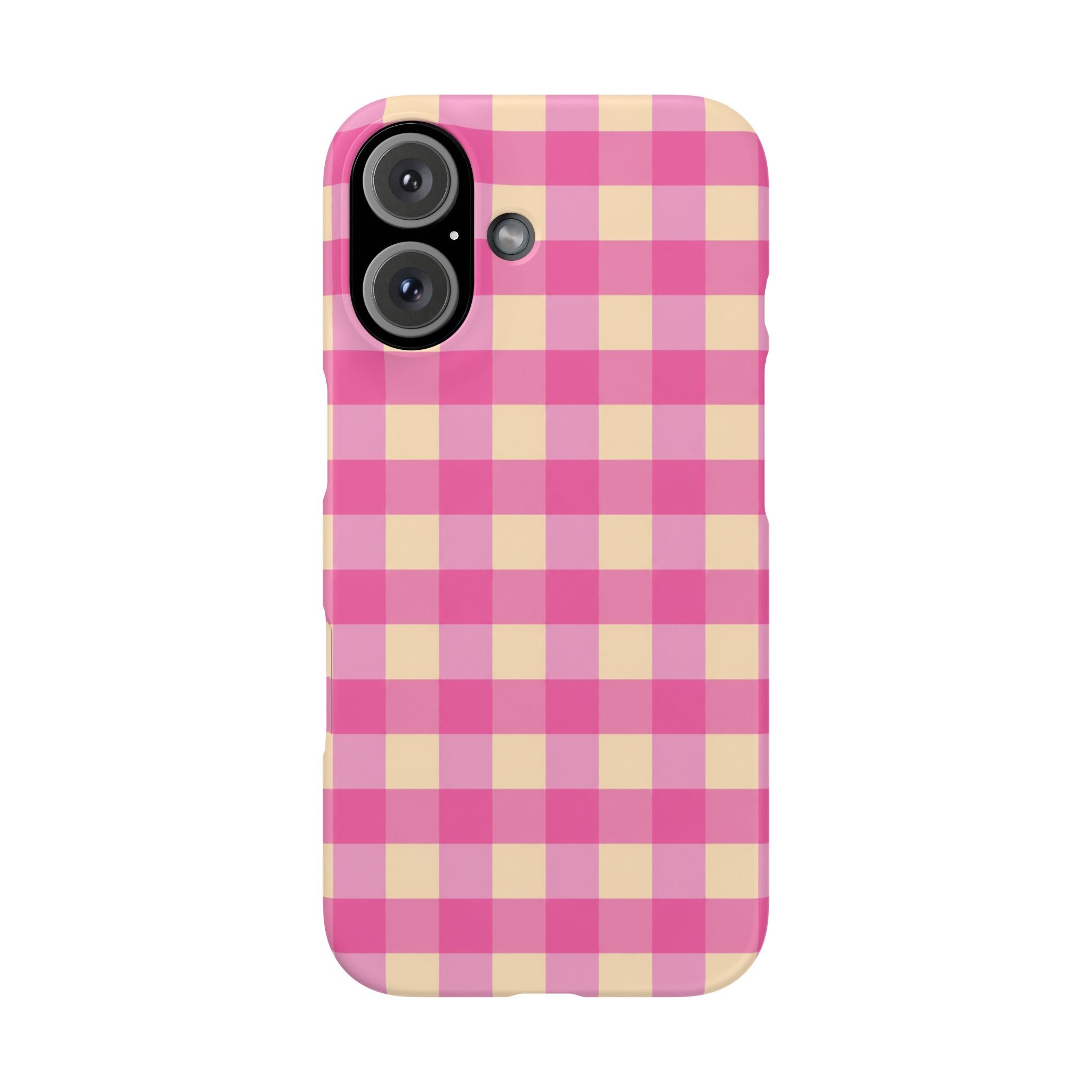 Pink Gingham Phone Case