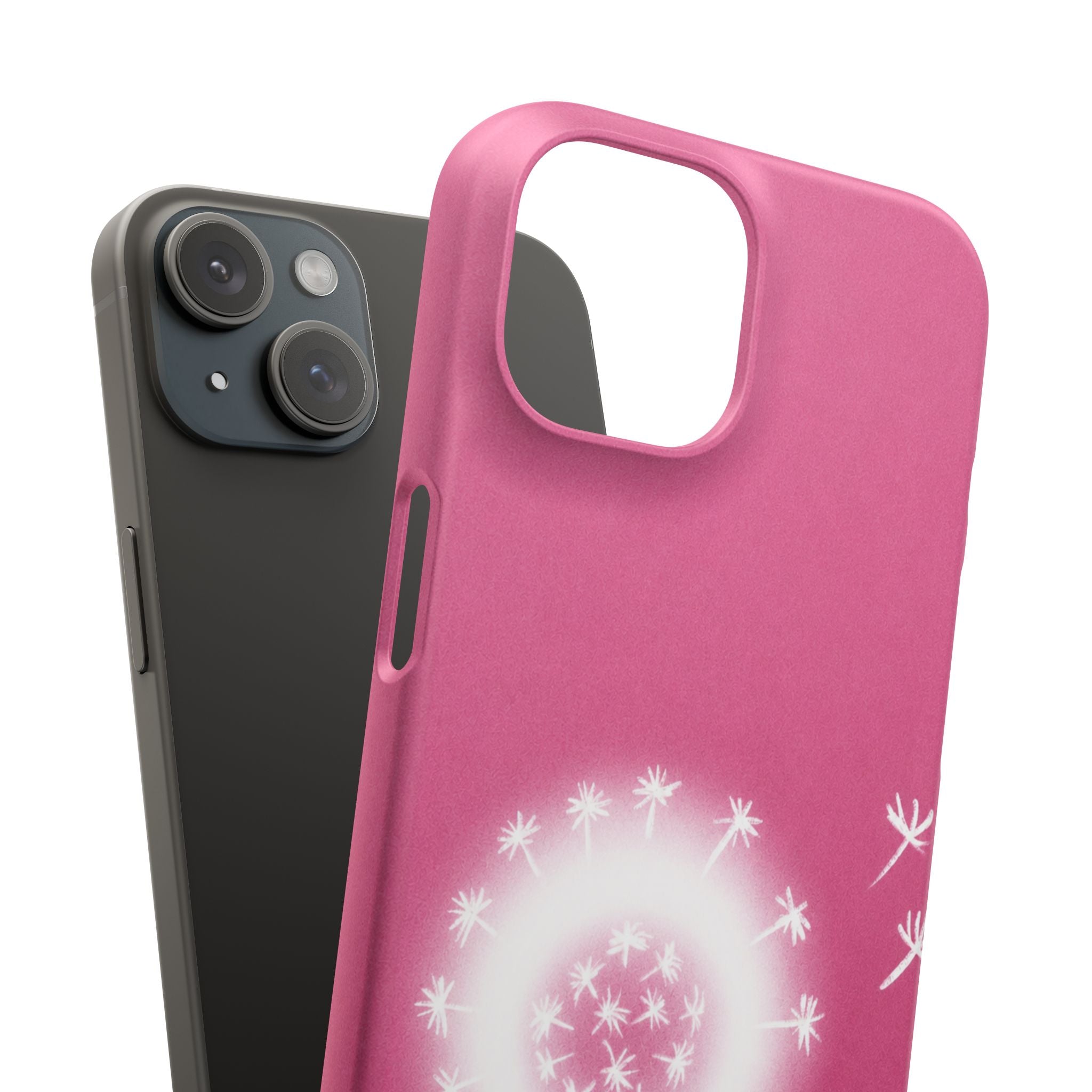 Pink Dandelion Phone Case