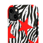 Retro Zebra Stars Phone Case
