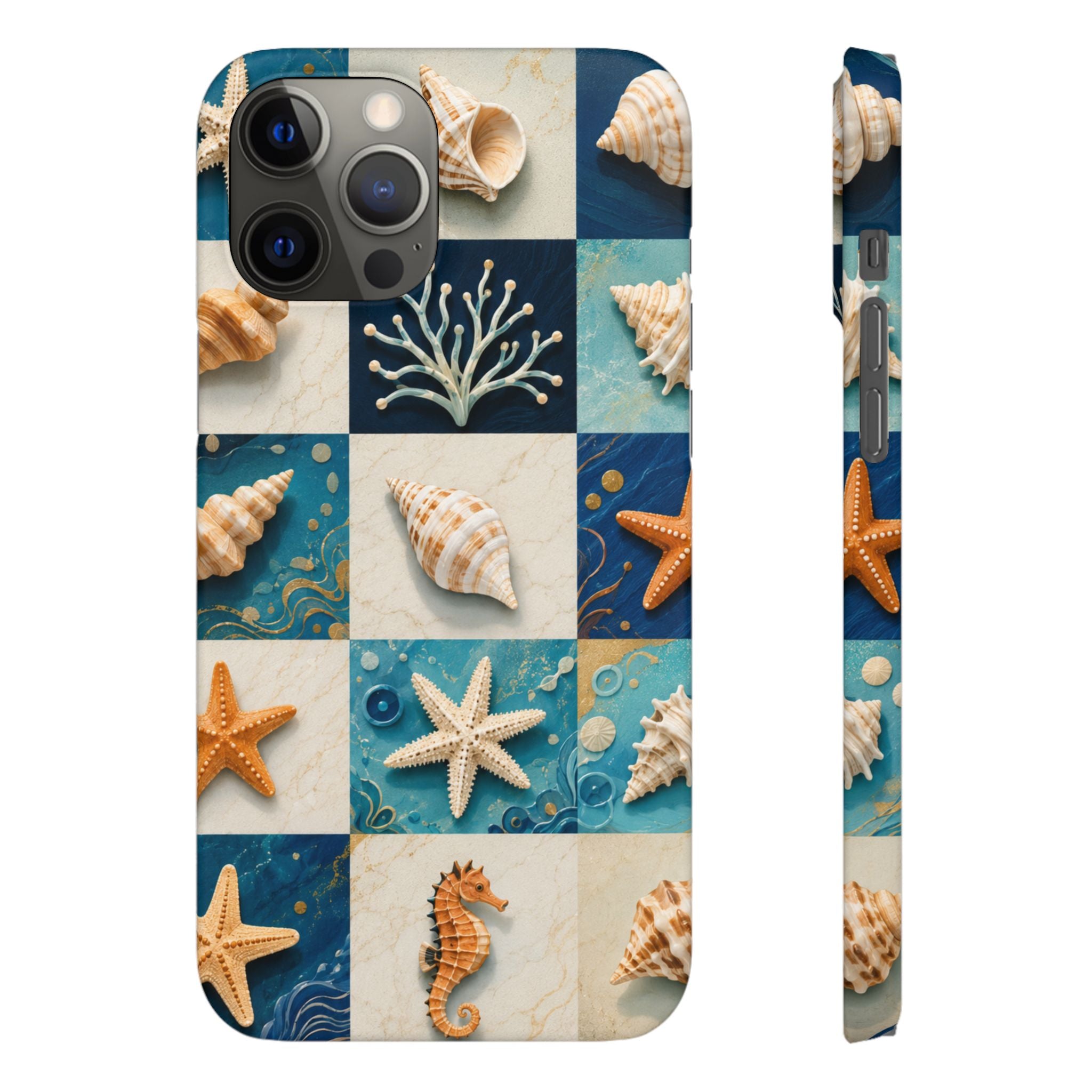 Coastal Seashell Mosaic Phone Case