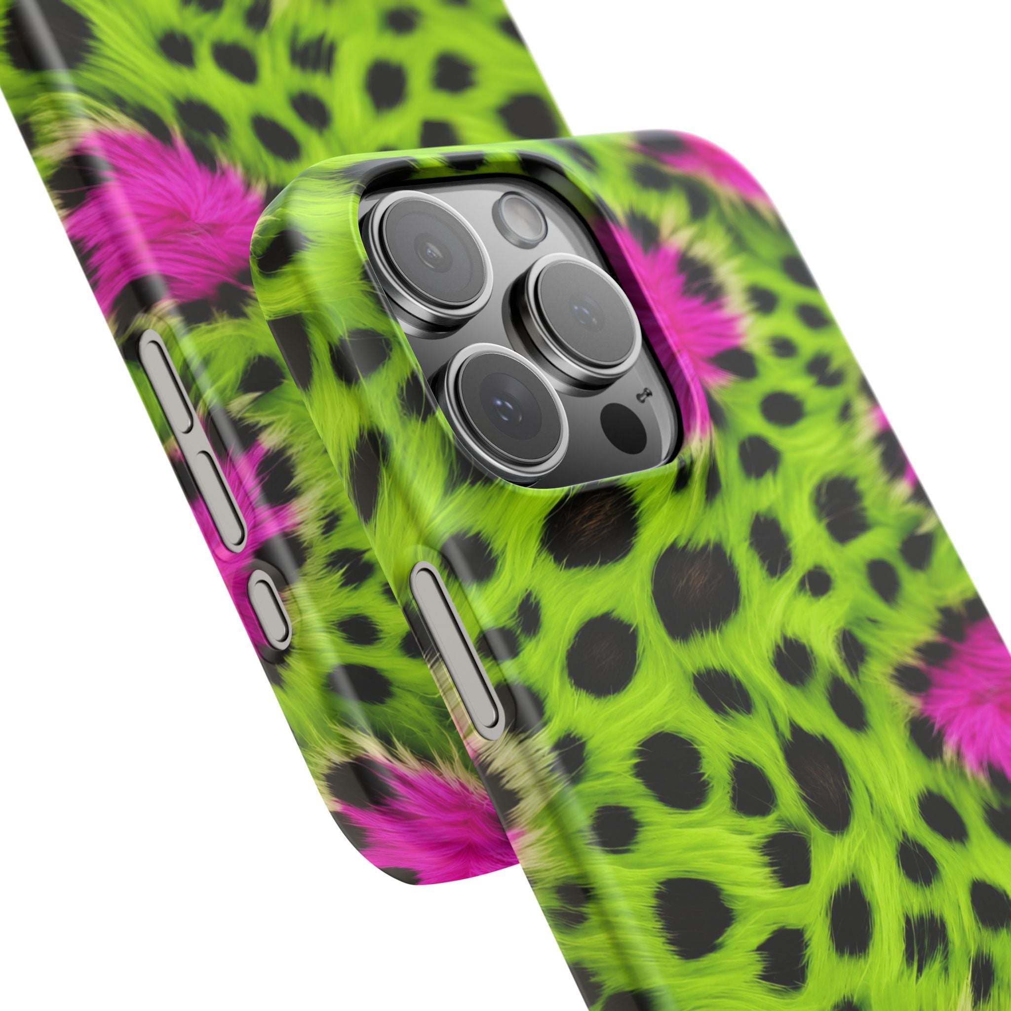 Neon Leopard Phone Case