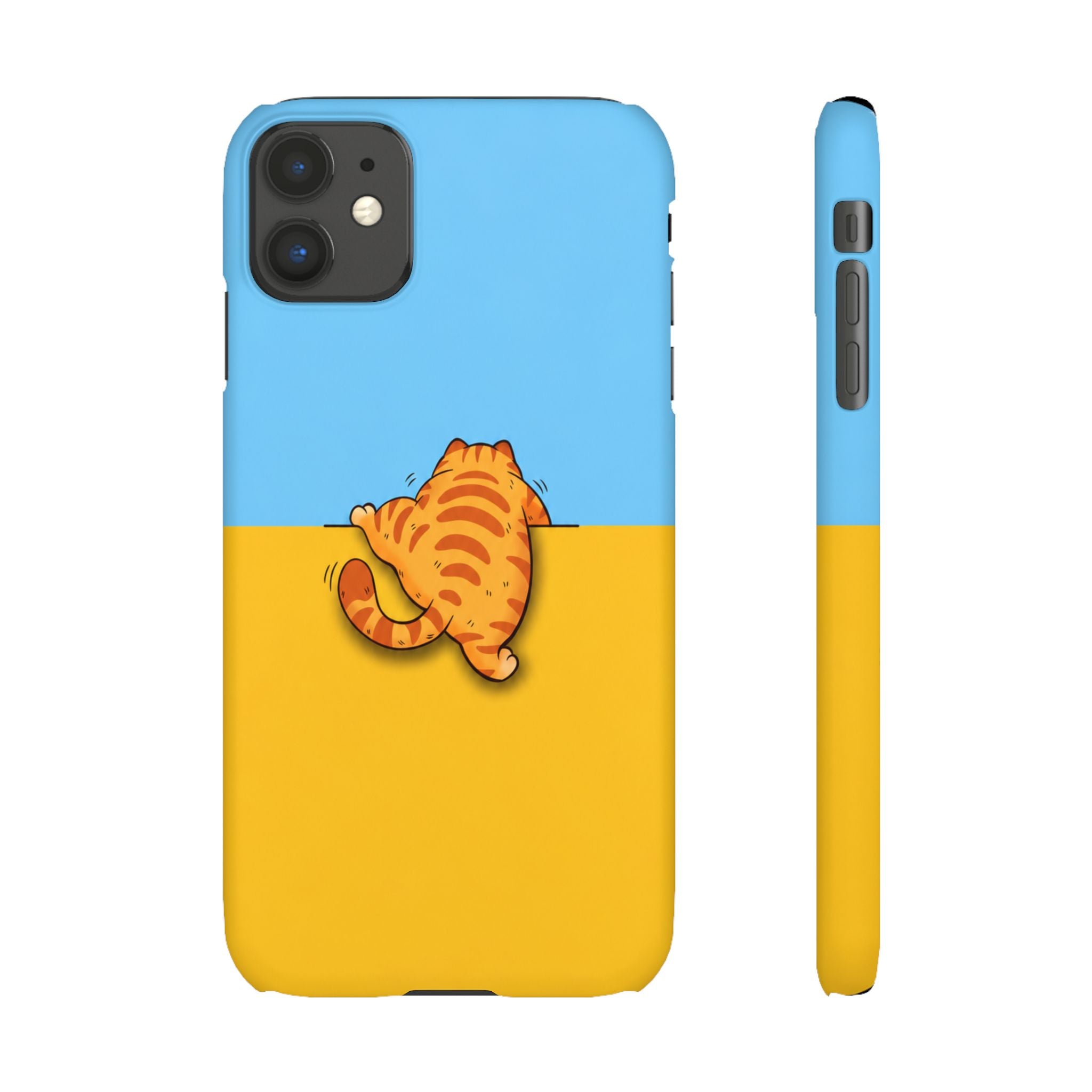 Peekaboo Orange Cat Phone Case