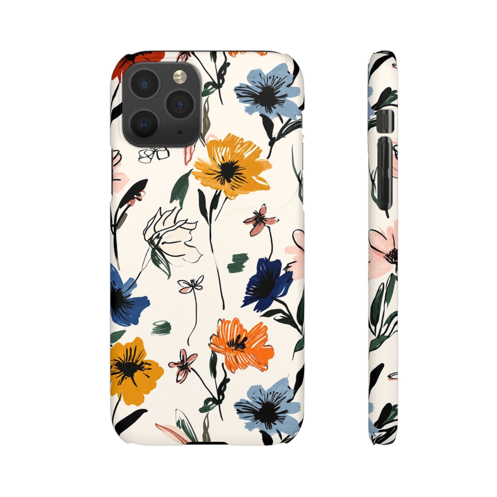Wildflower Sketch Phone Case