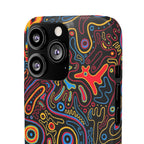 Neon Maze Phone Case