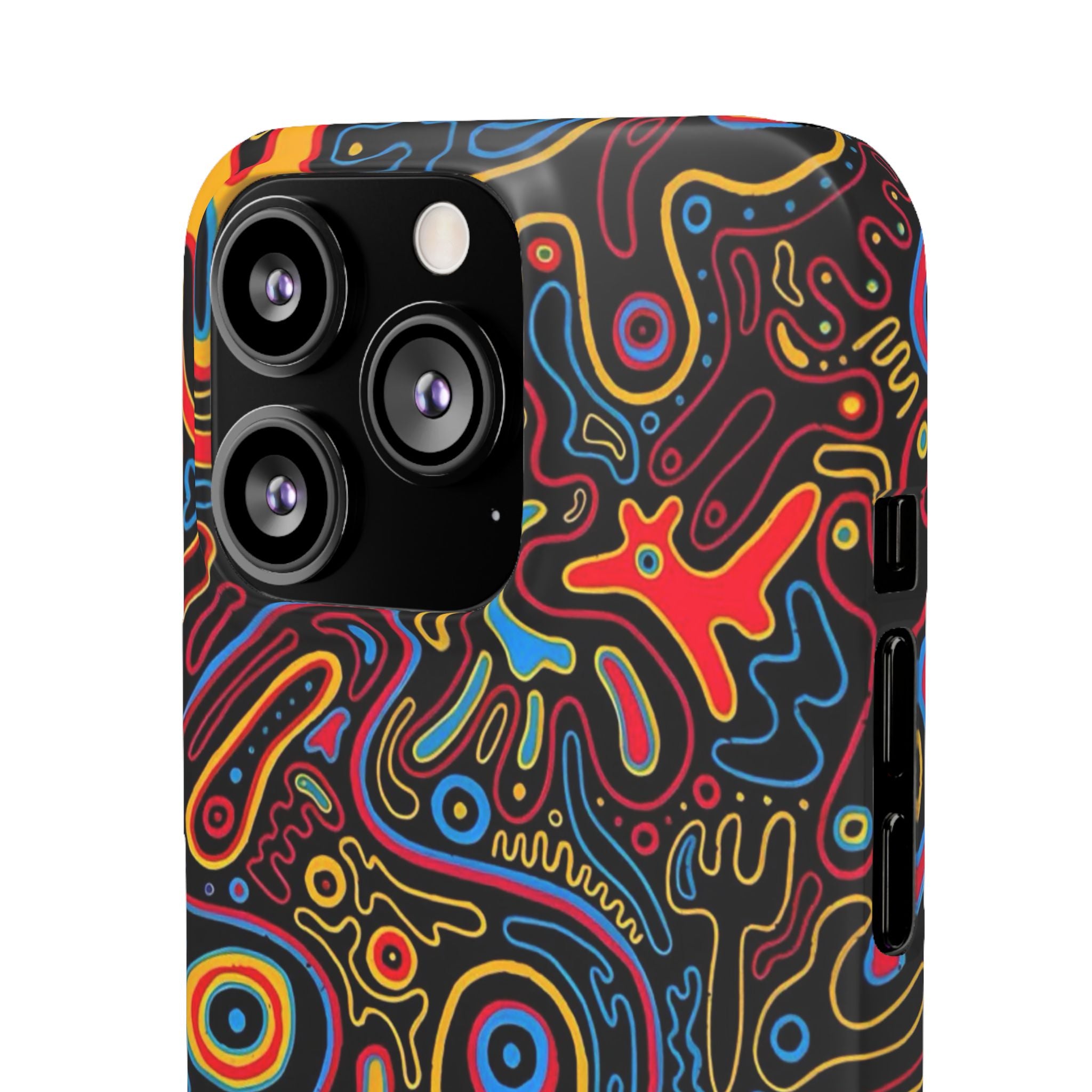 Neon Maze Phone Case