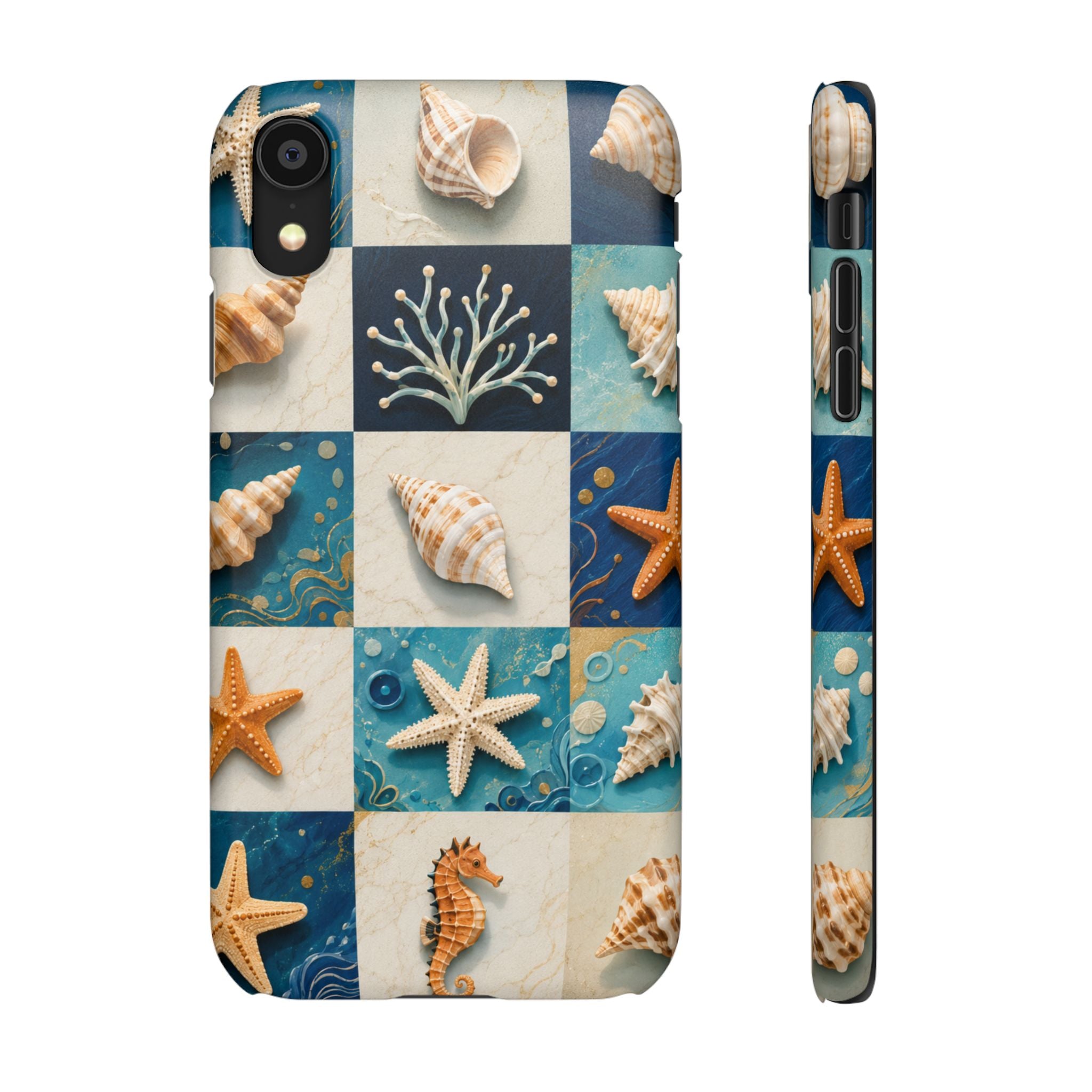 Coastal Seashell Mosaic Phone Case