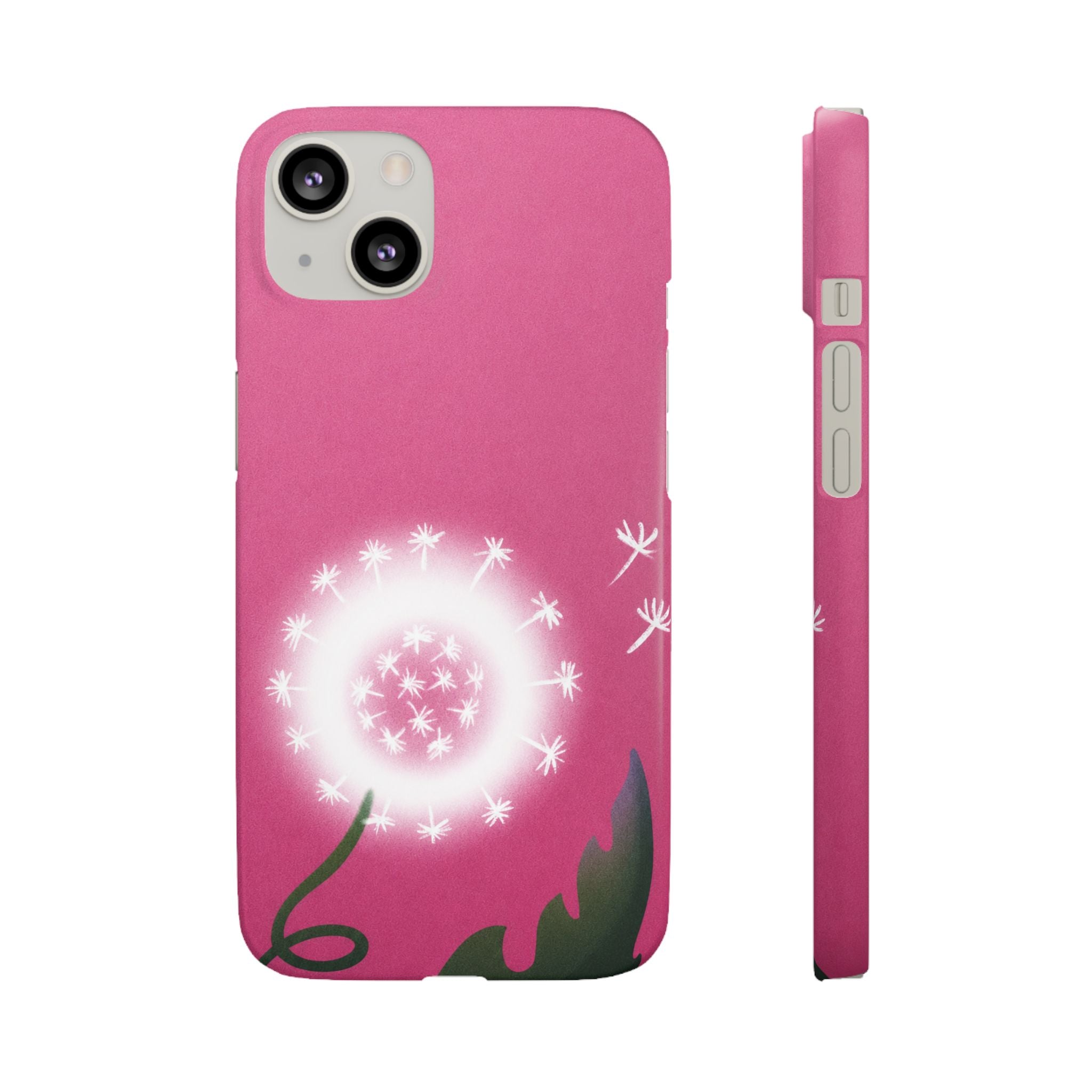 Pink Dandelion Phone Case