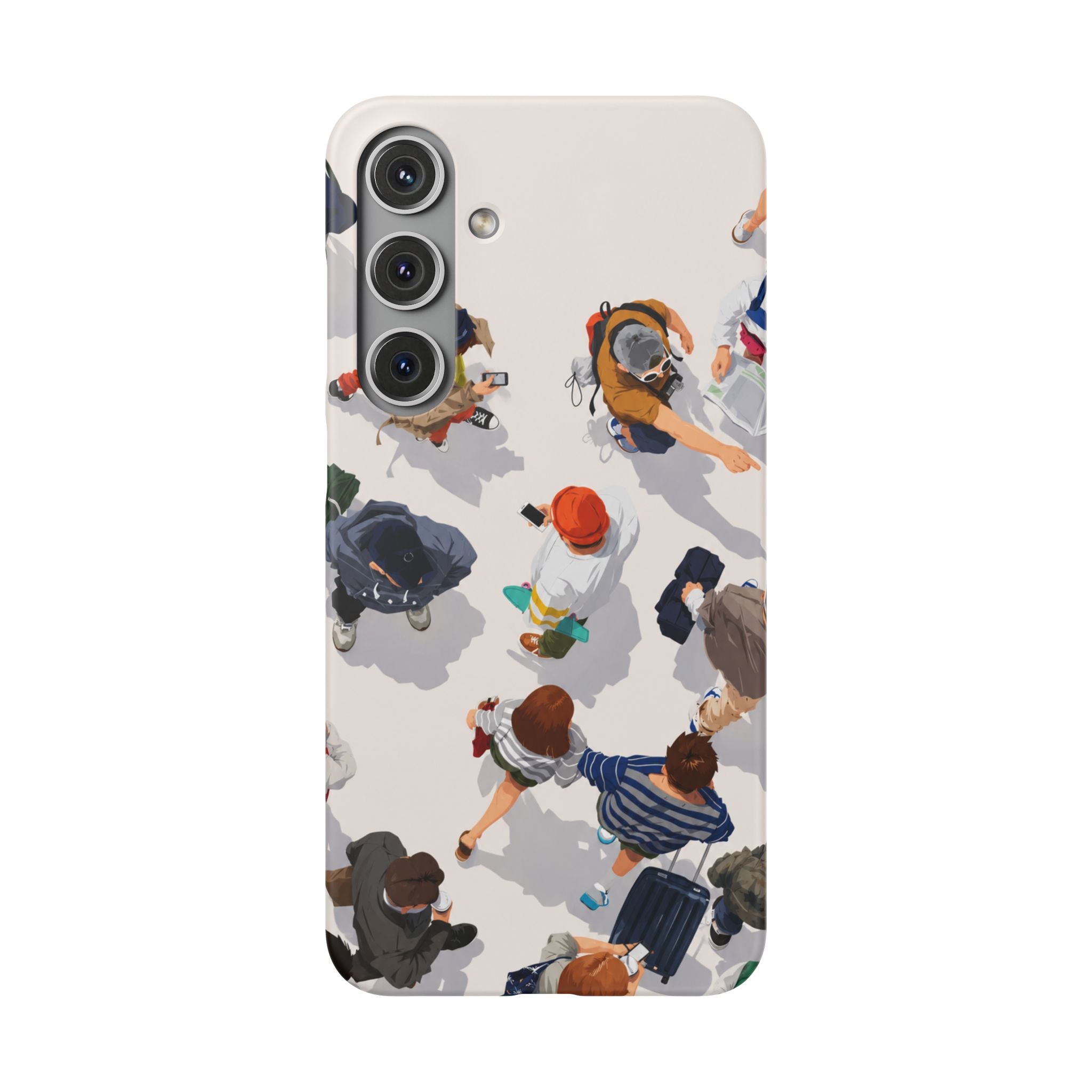 City Crowd Aesthetic Phone Case
