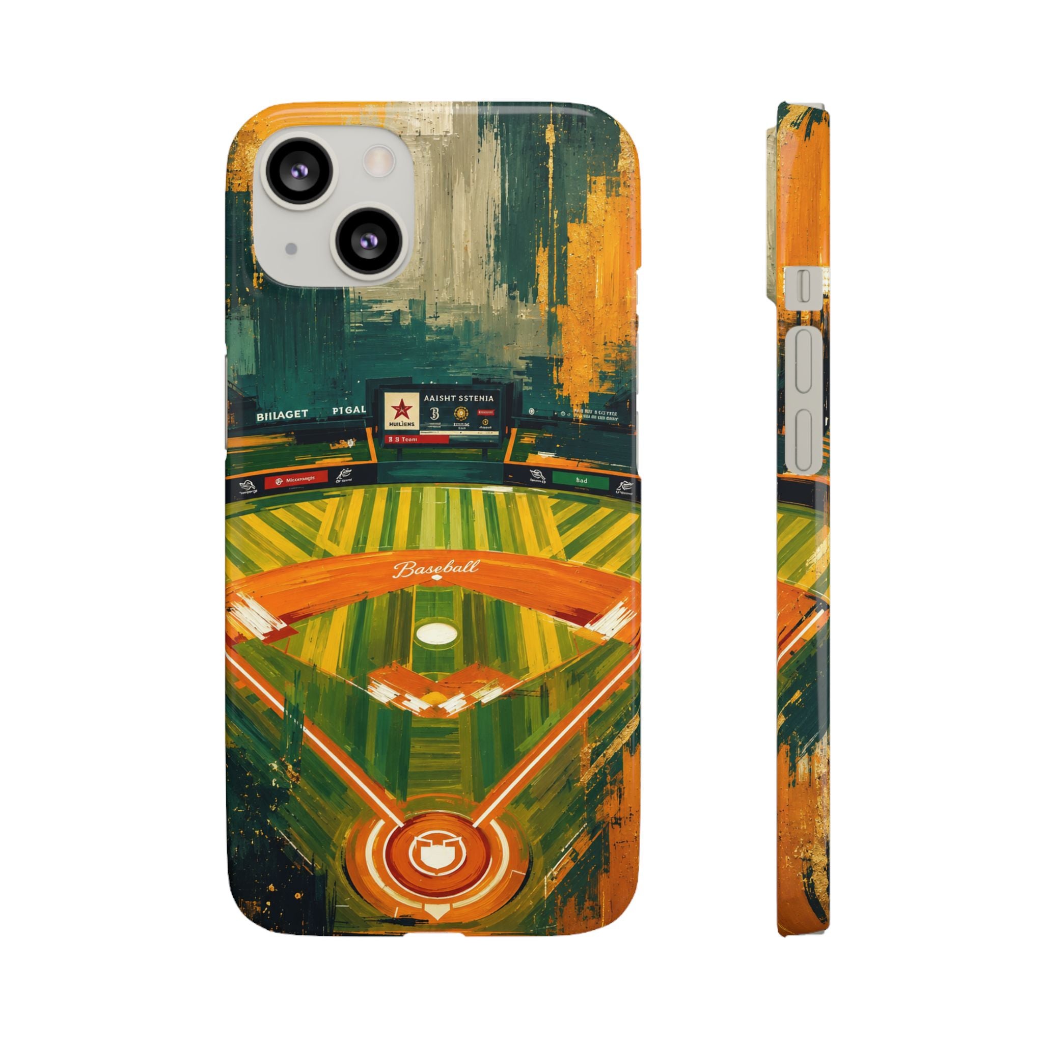 Abstract Baseball Stadium Phone Case