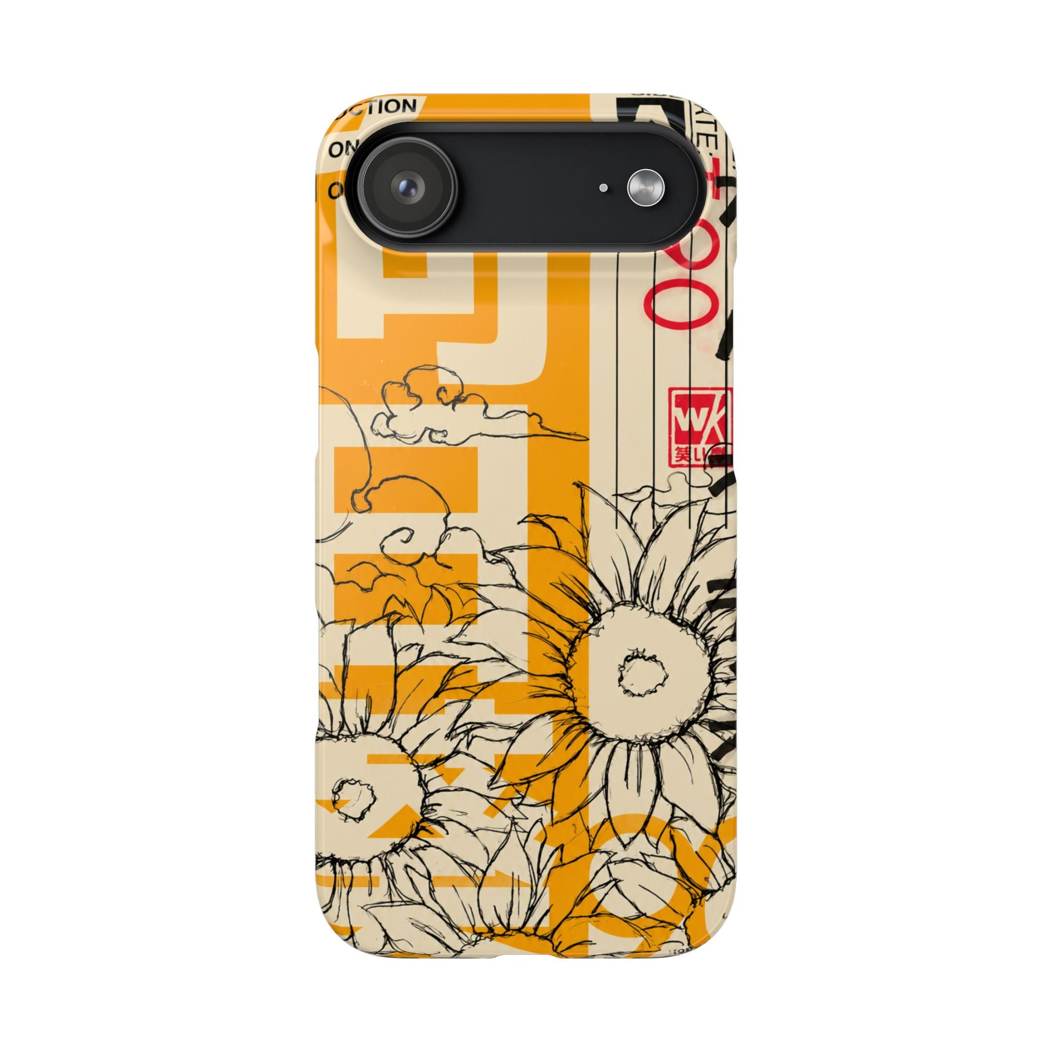Retro Cassette Floral Phone Case
