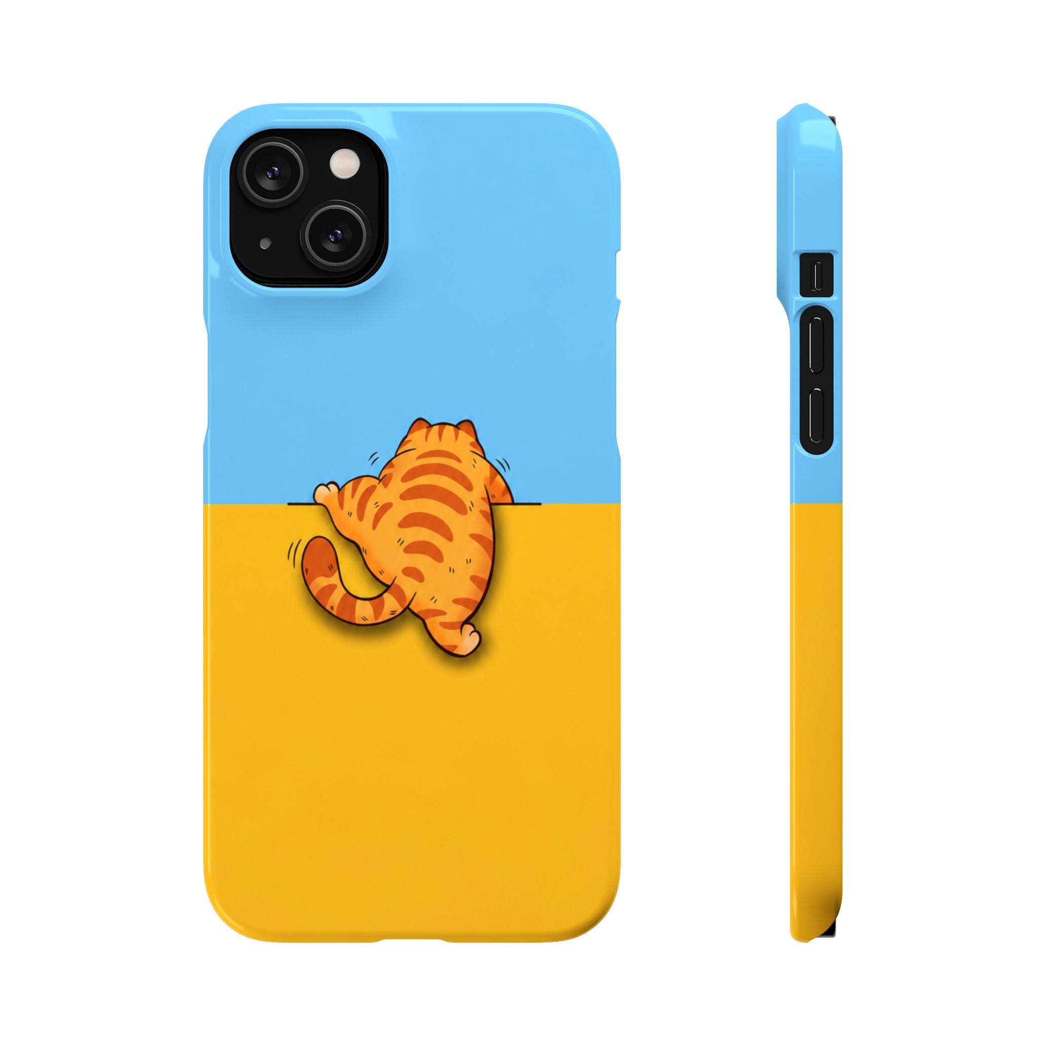 Peekaboo Orange Cat Phone Case