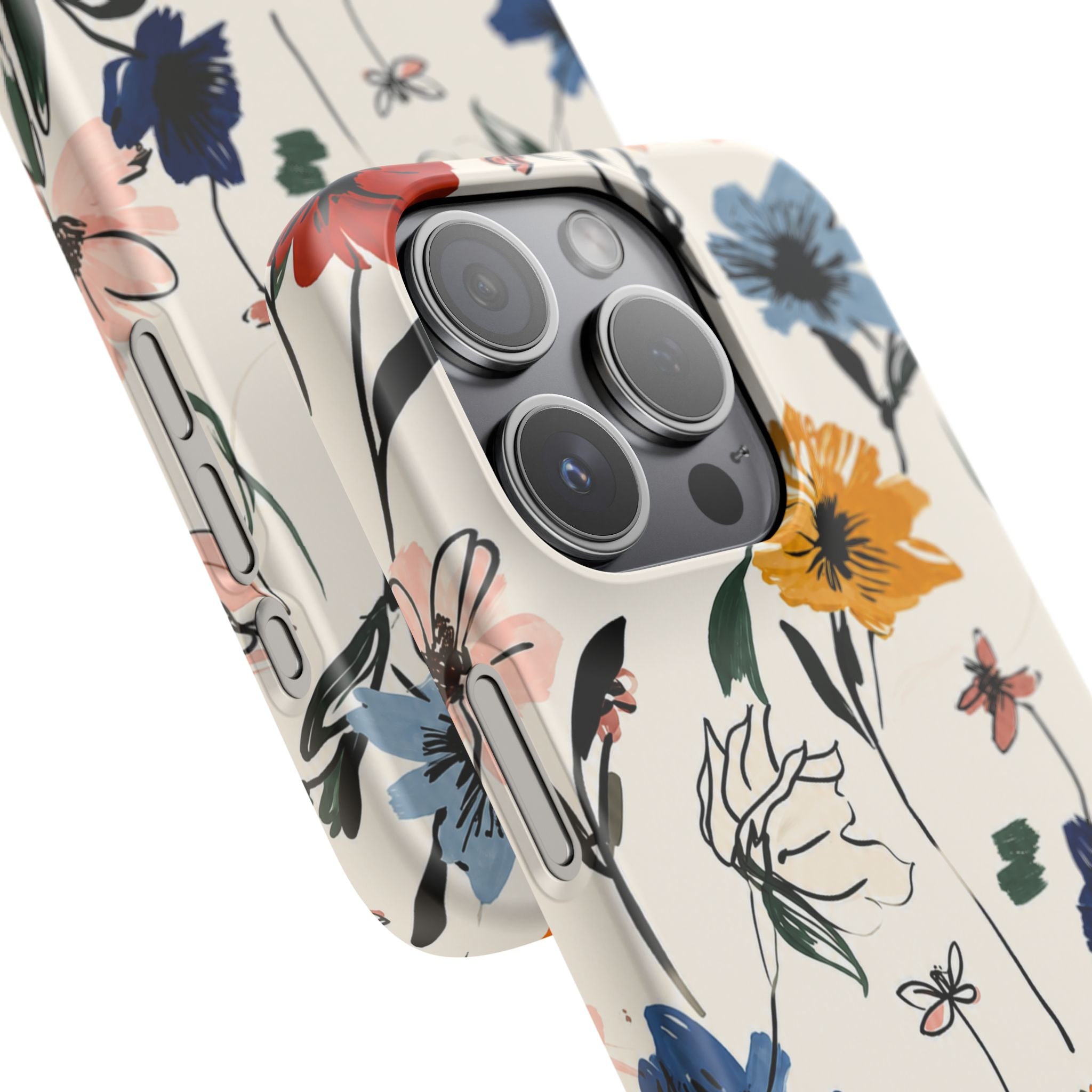 Wildflower Sketch Phone Case