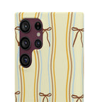 Bow Stripe Phone Case