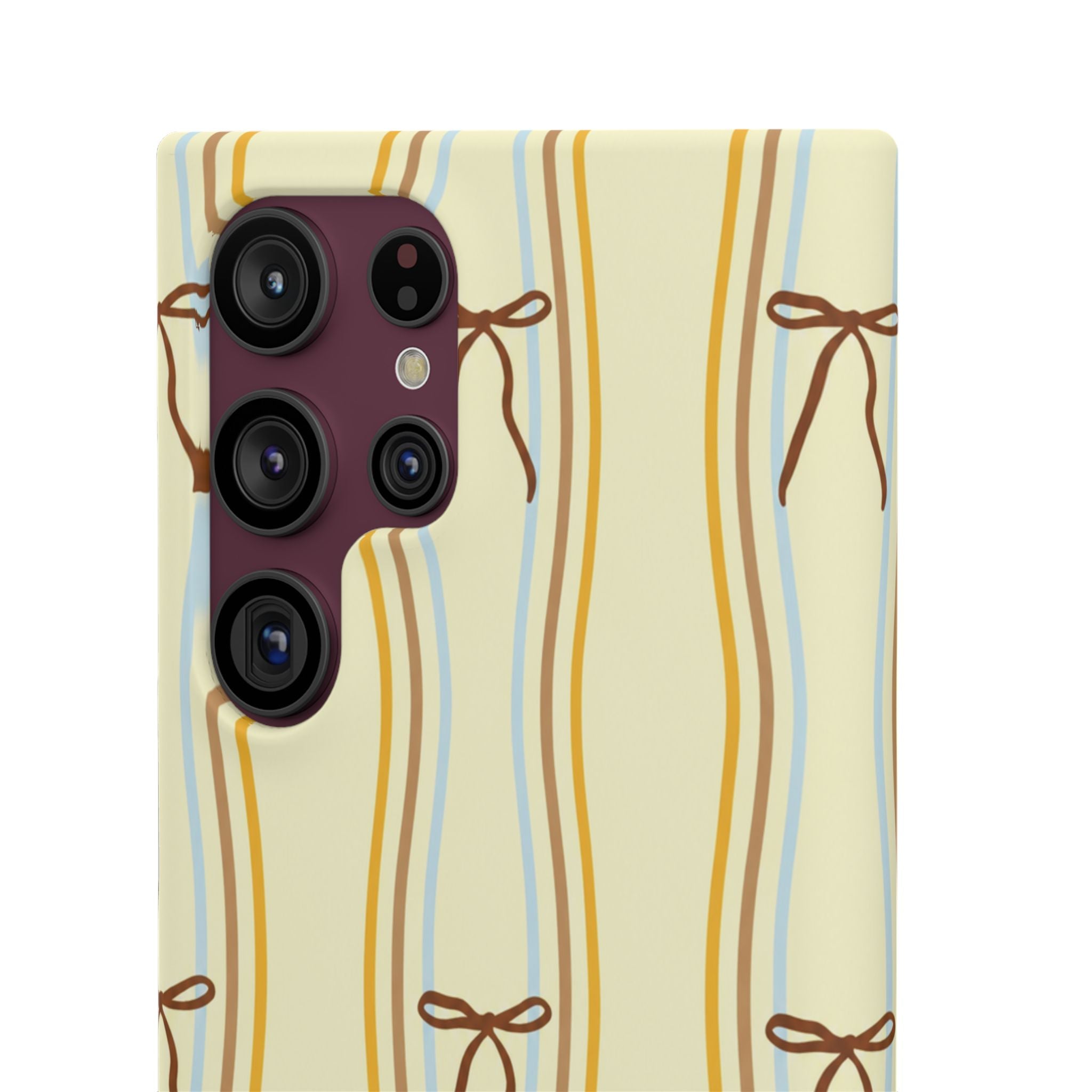 Bow Stripe Phone Case