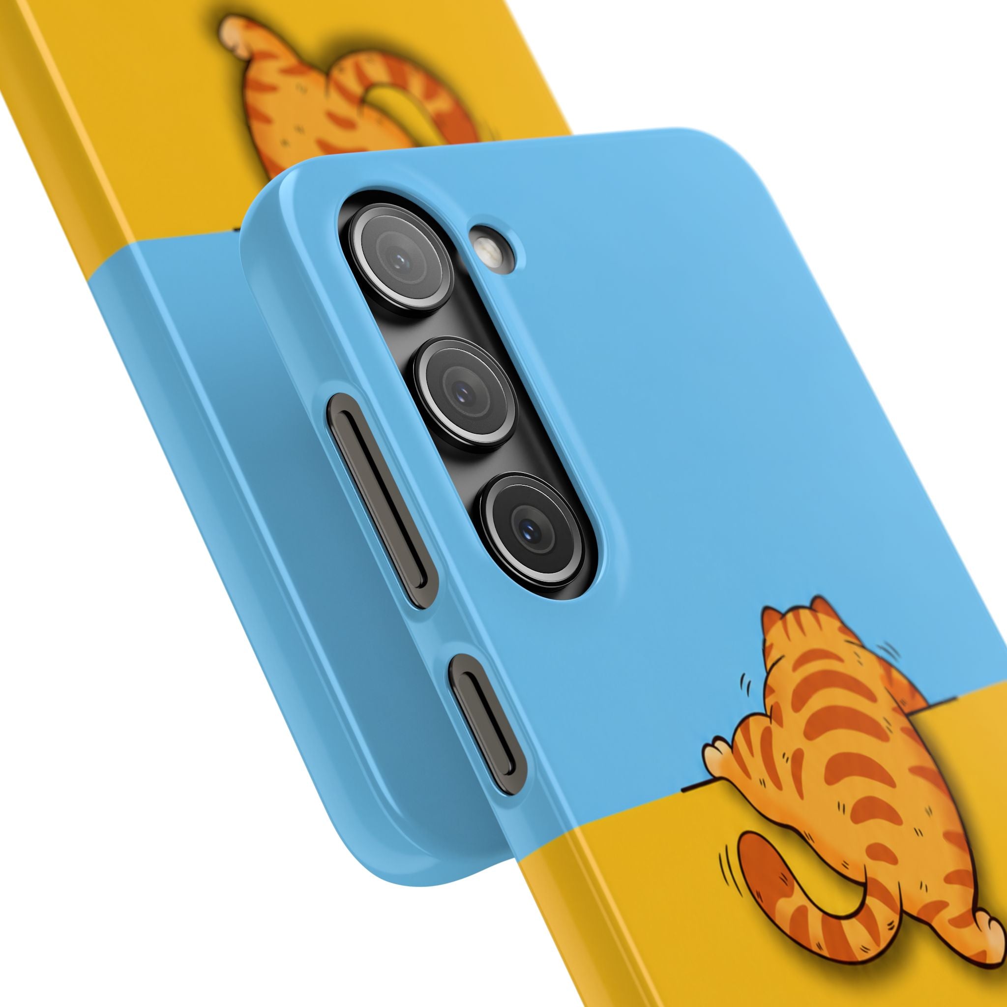 Peekaboo Orange Cat Phone Case