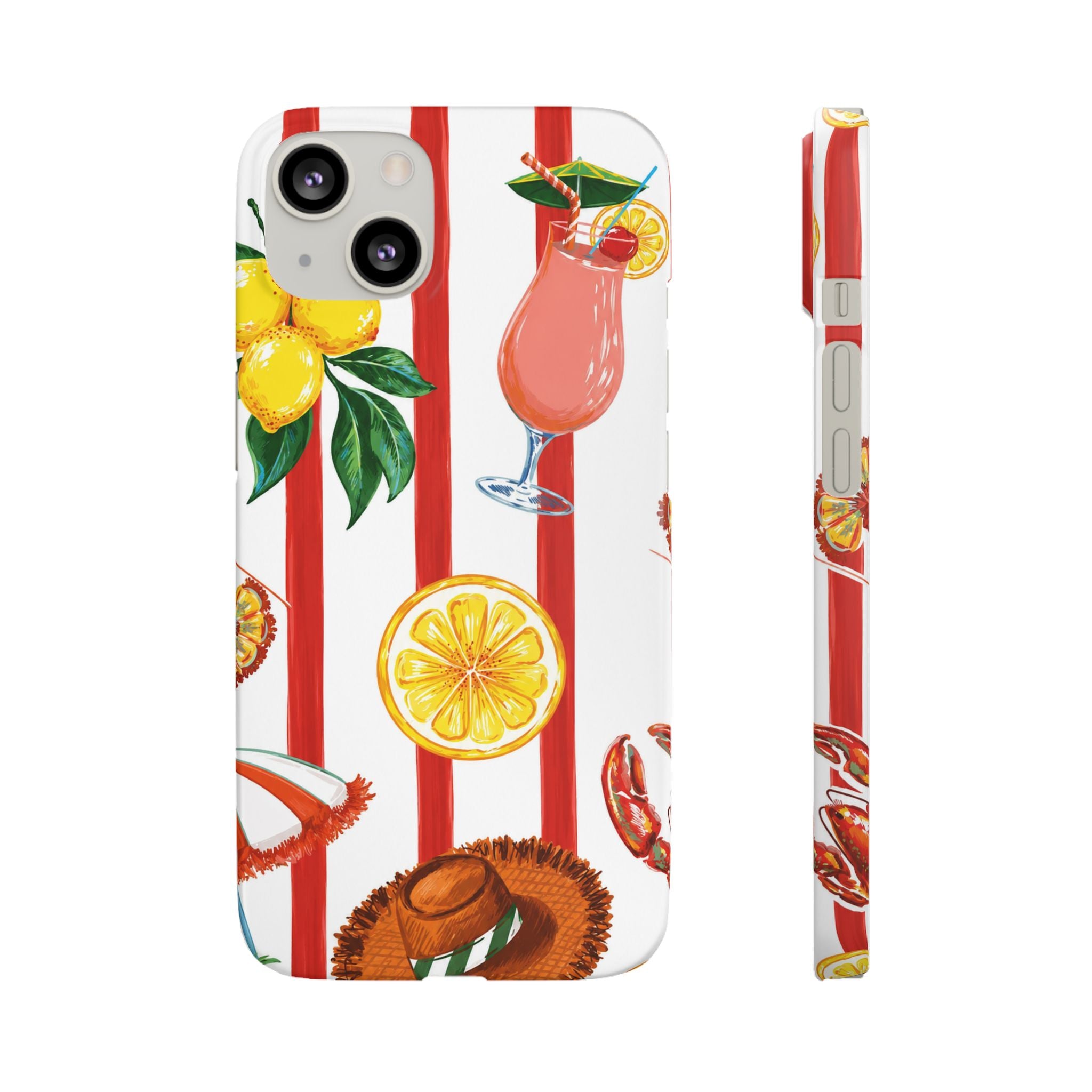 Lemon Coast – Summer Citrus Phone Case