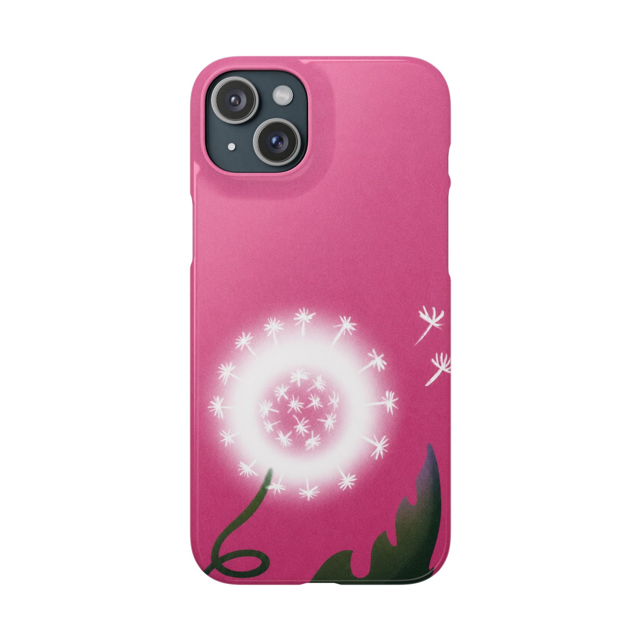 Pink Dandelion Phone Case