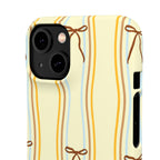 Bow Stripe Phone Case