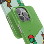Skater Dino Phone Case