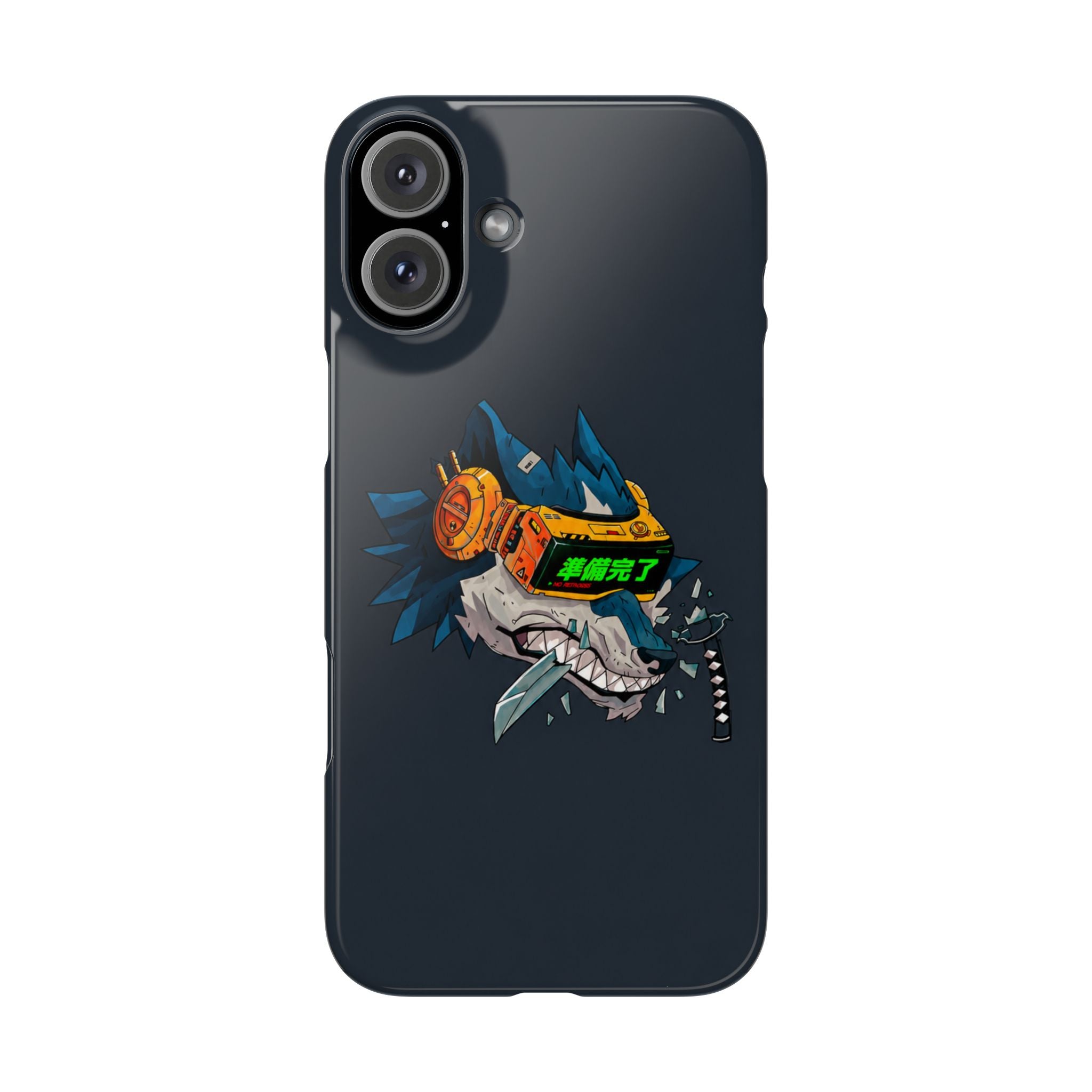 Cyberpunk Wolf Phone Case