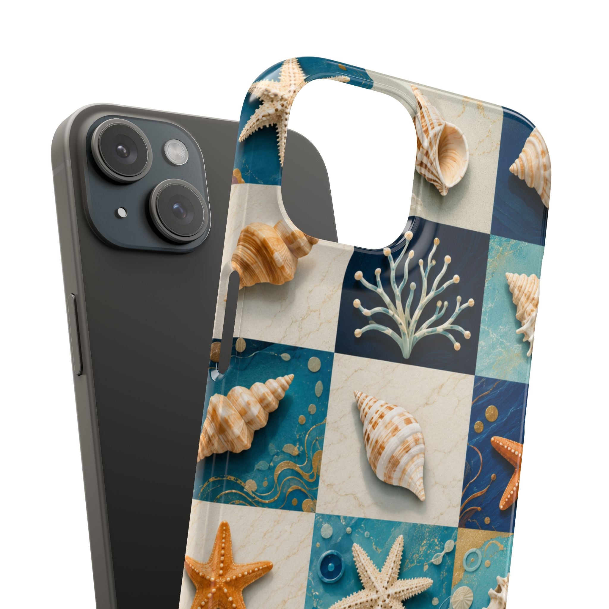 Coastal Seashell Mosaic Phone Case