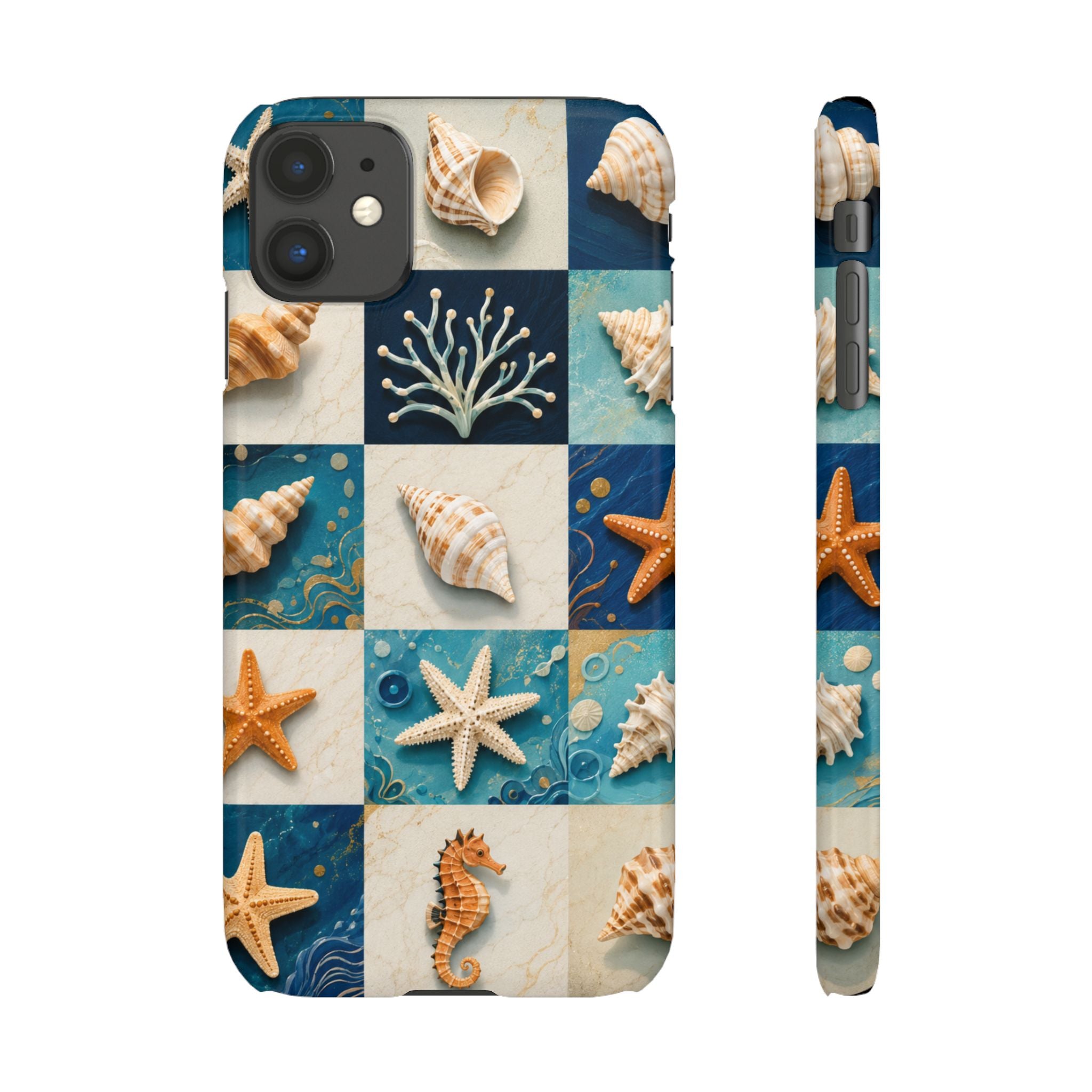 Coastal Seashell Mosaic Phone Case