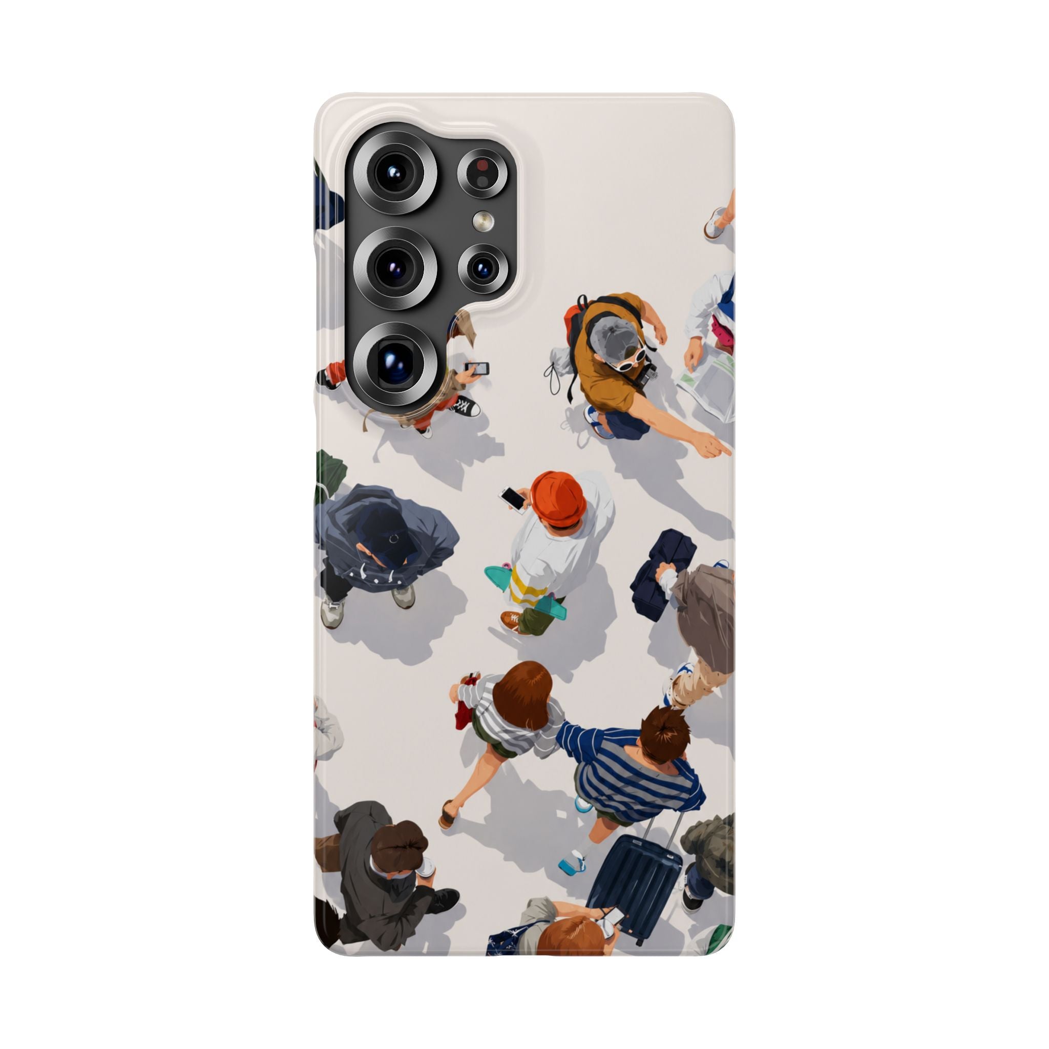 City Crowd Aesthetic Phone Case