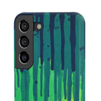 Liquid Emerald – Abstract Drip Phone Case