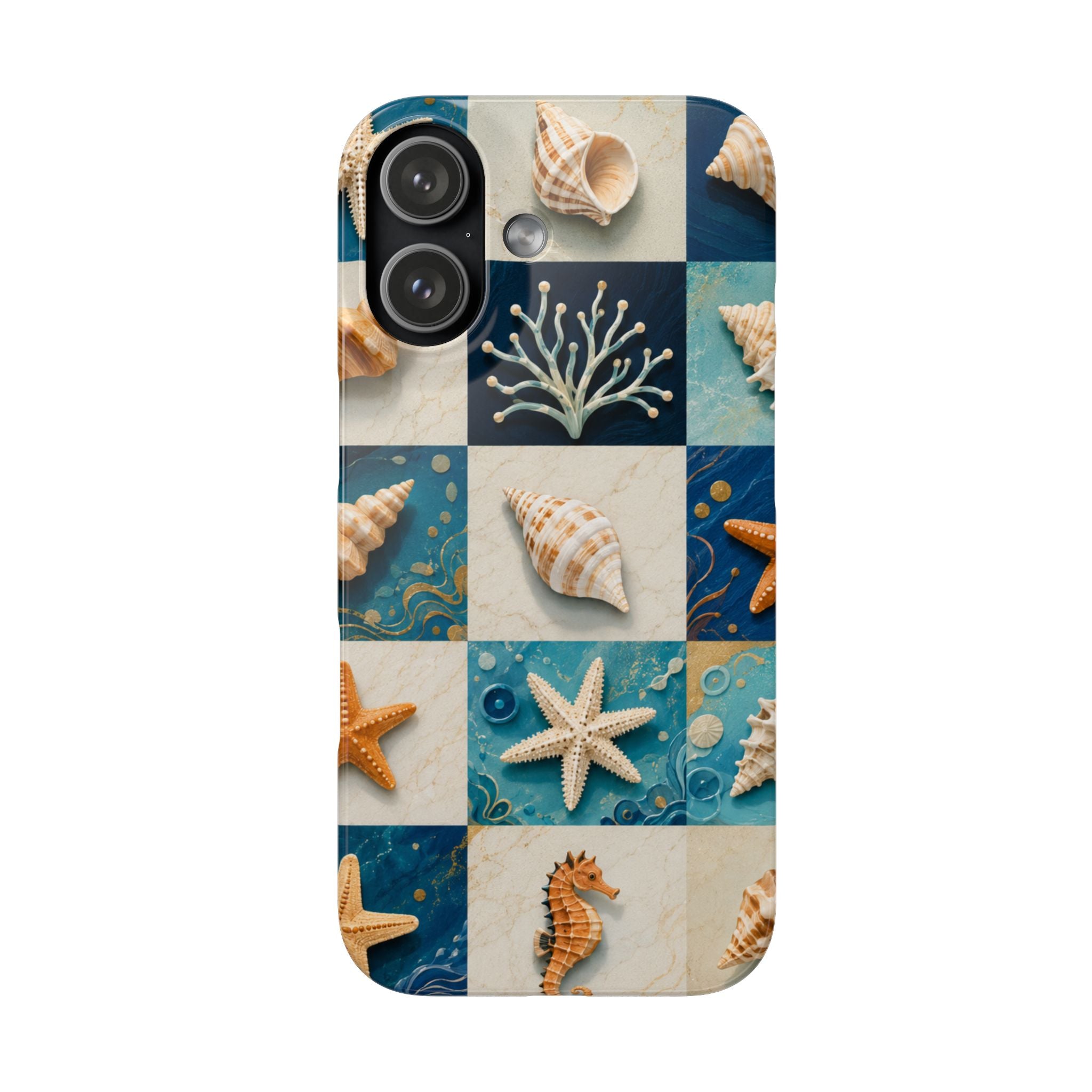 Coastal Seashell Mosaic Phone Case