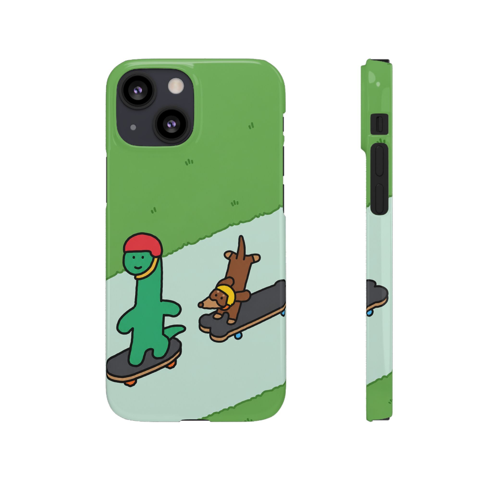 Skater Dino Phone Case