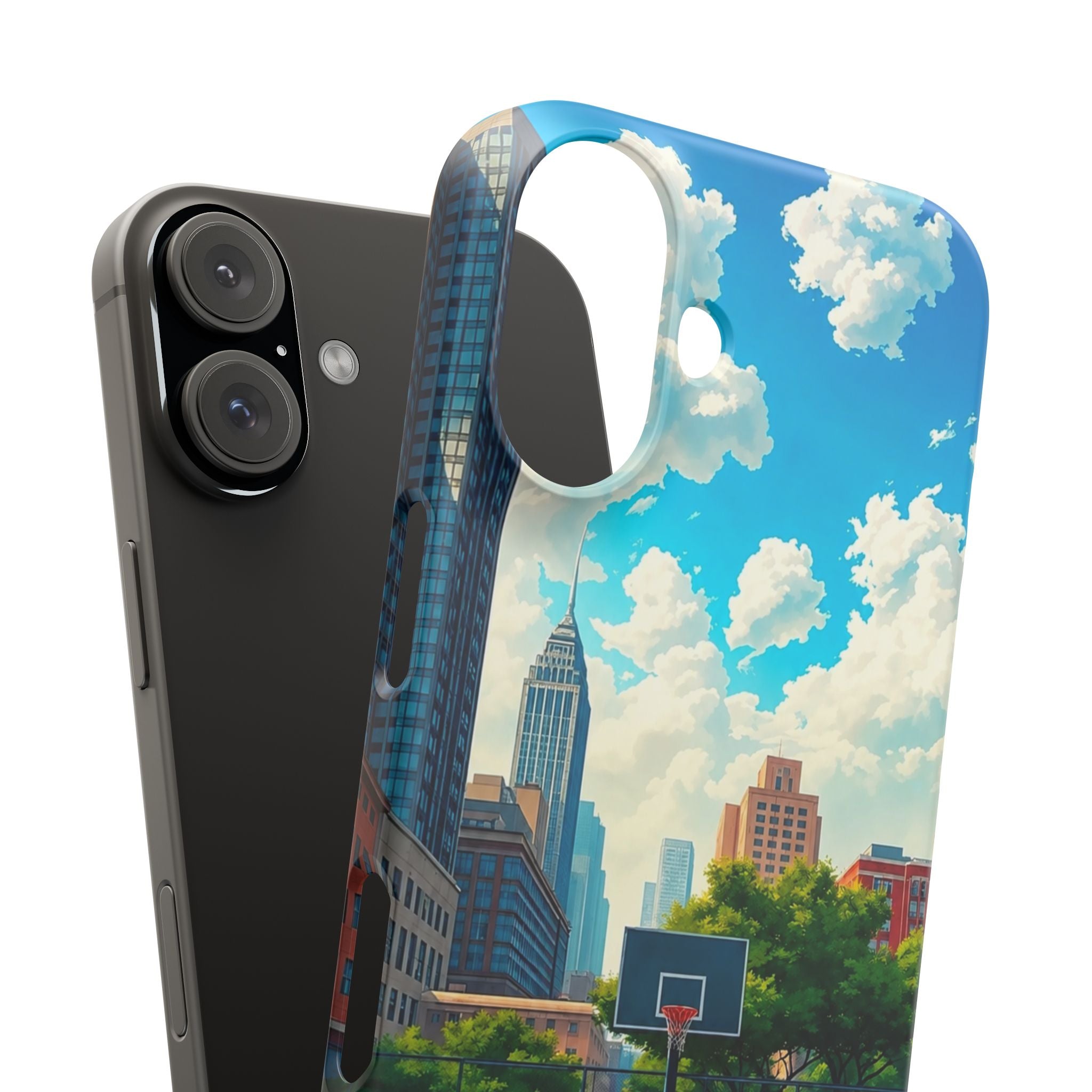 Urban Basketball Court Phone Case