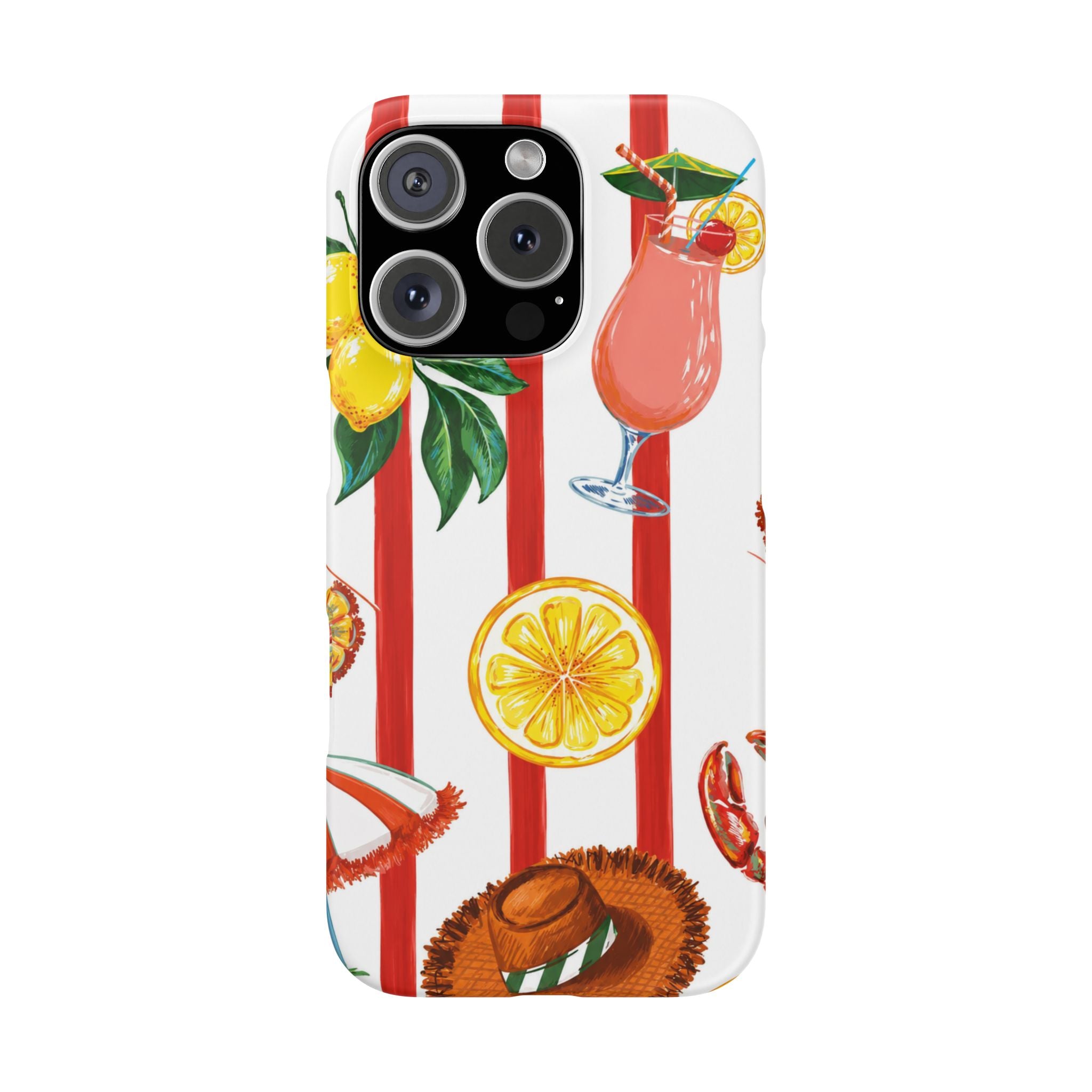 Lemon Coast – Summer Citrus Phone Case