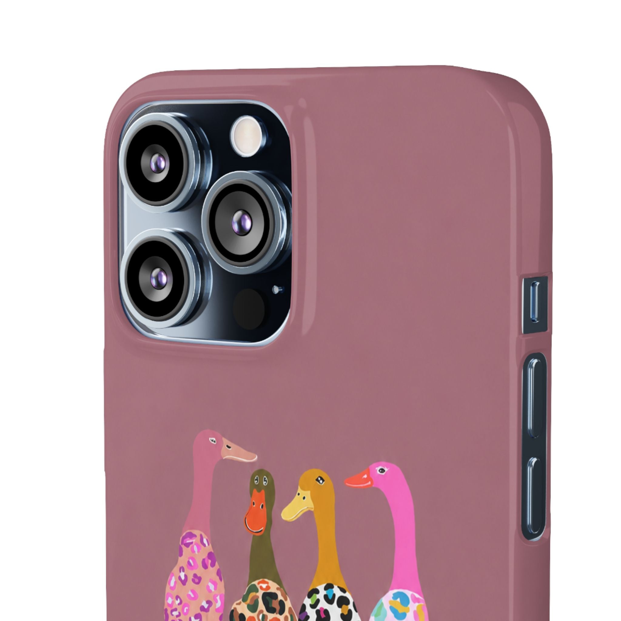 Colorful Leopard Ducks Phone Case