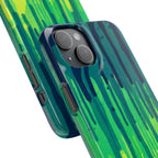 Liquid Emerald – Abstract Drip Phone Case