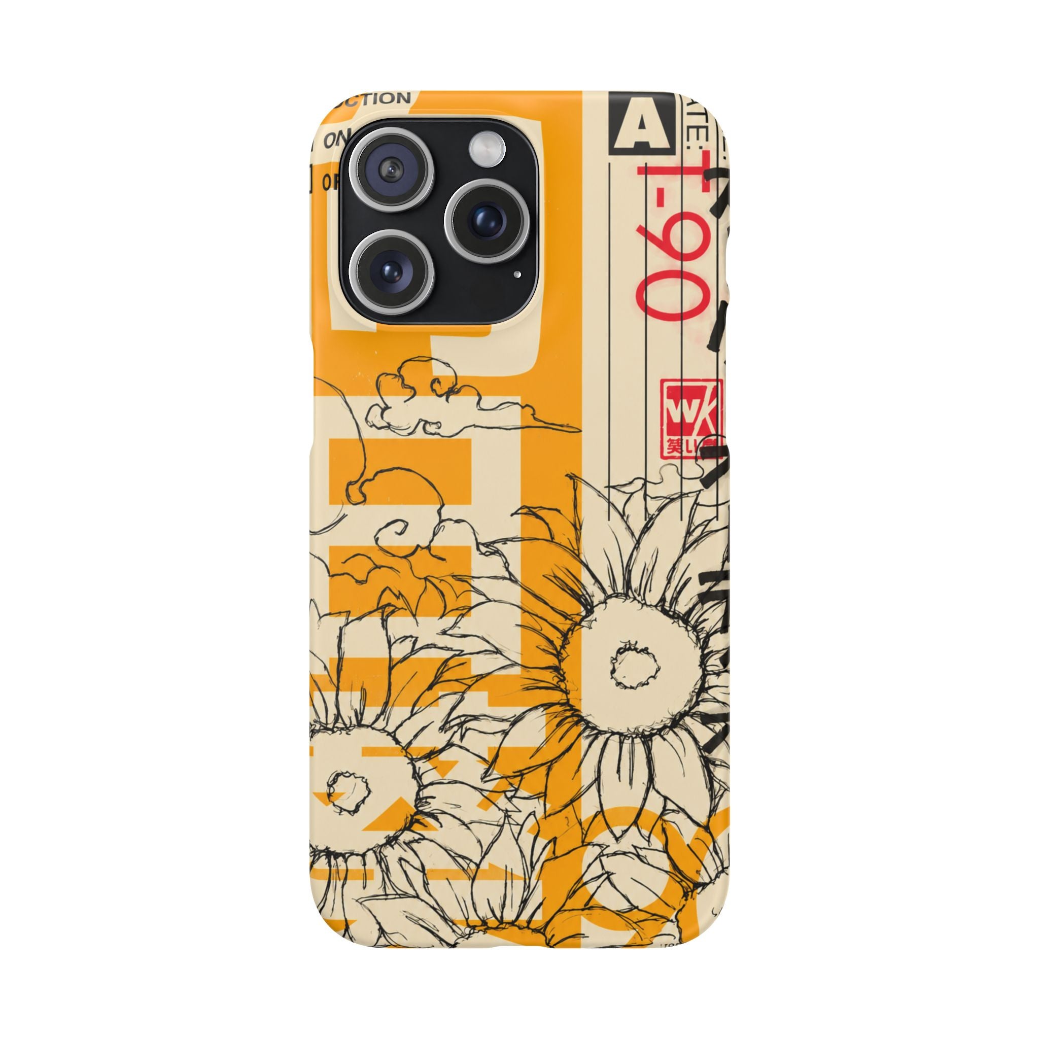 Retro Cassette Floral Phone Case