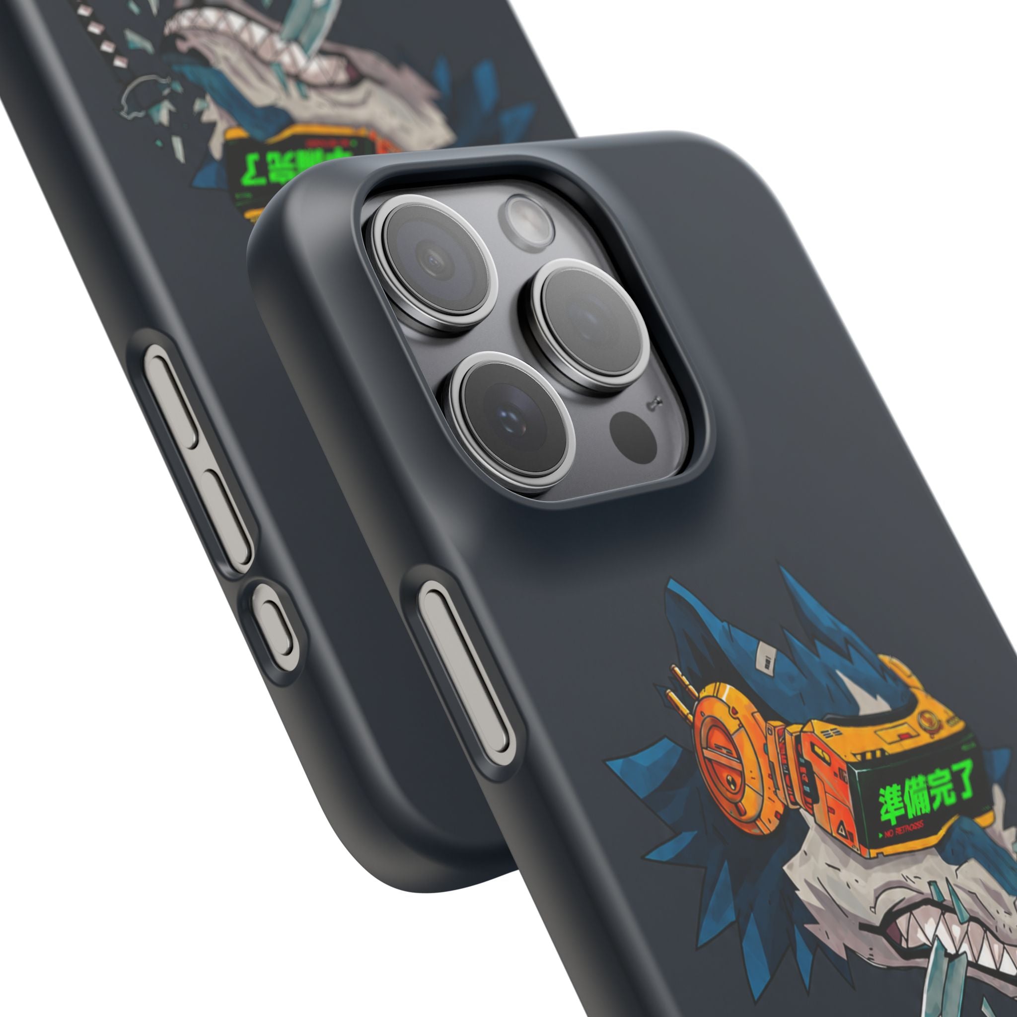 Cyberpunk Wolf Phone Case