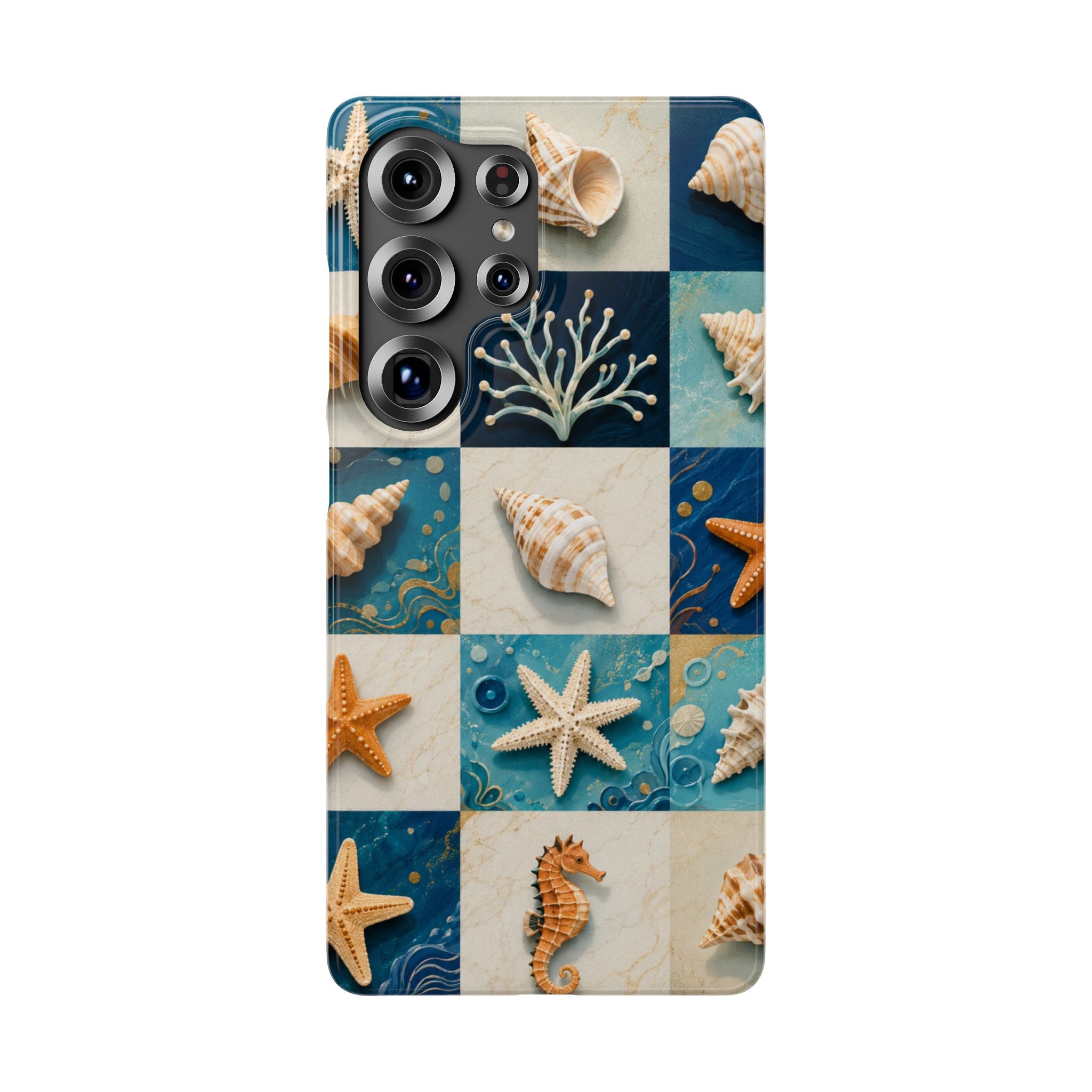 Coastal Seashell Mosaic Phone Case