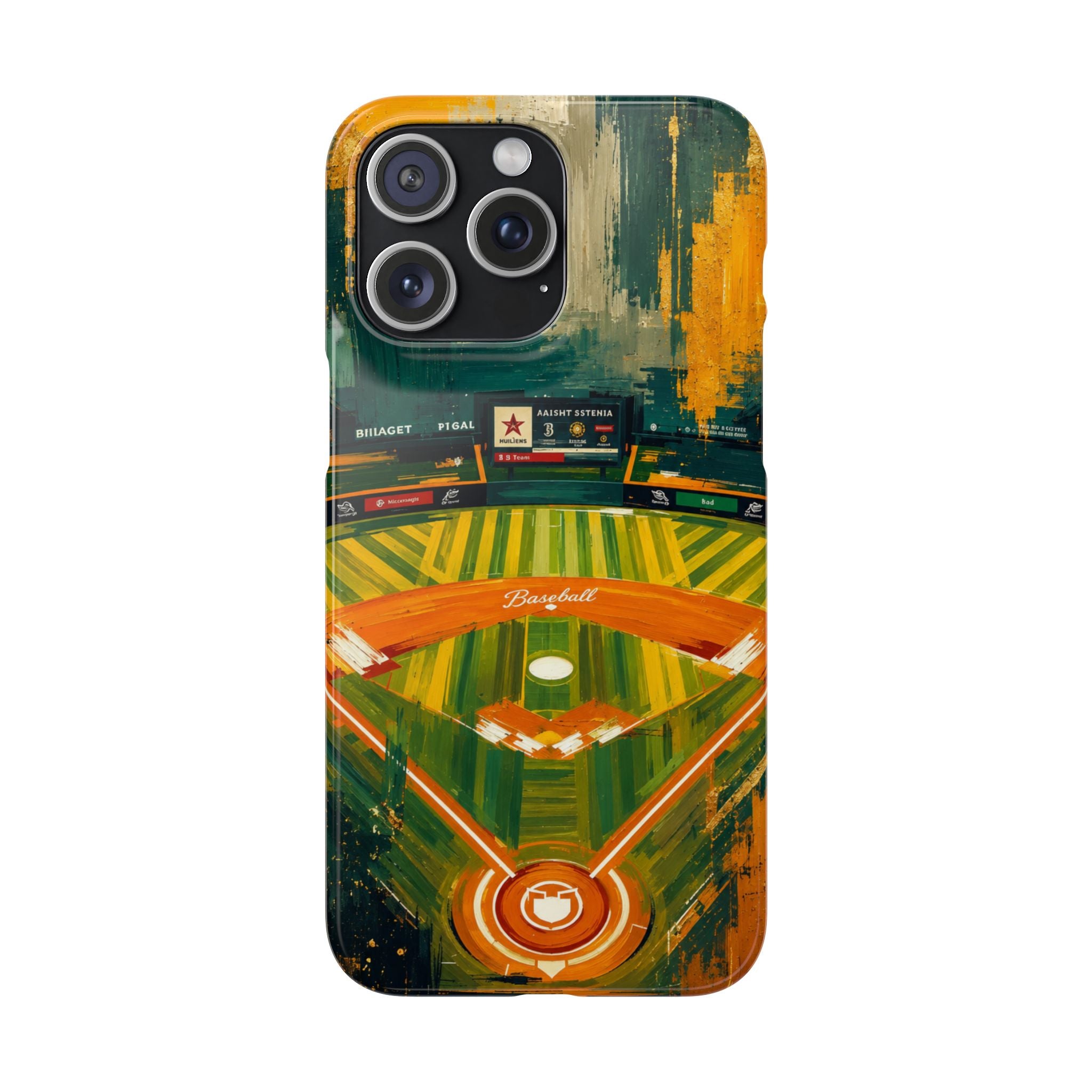 Abstract Baseball Stadium Phone Case