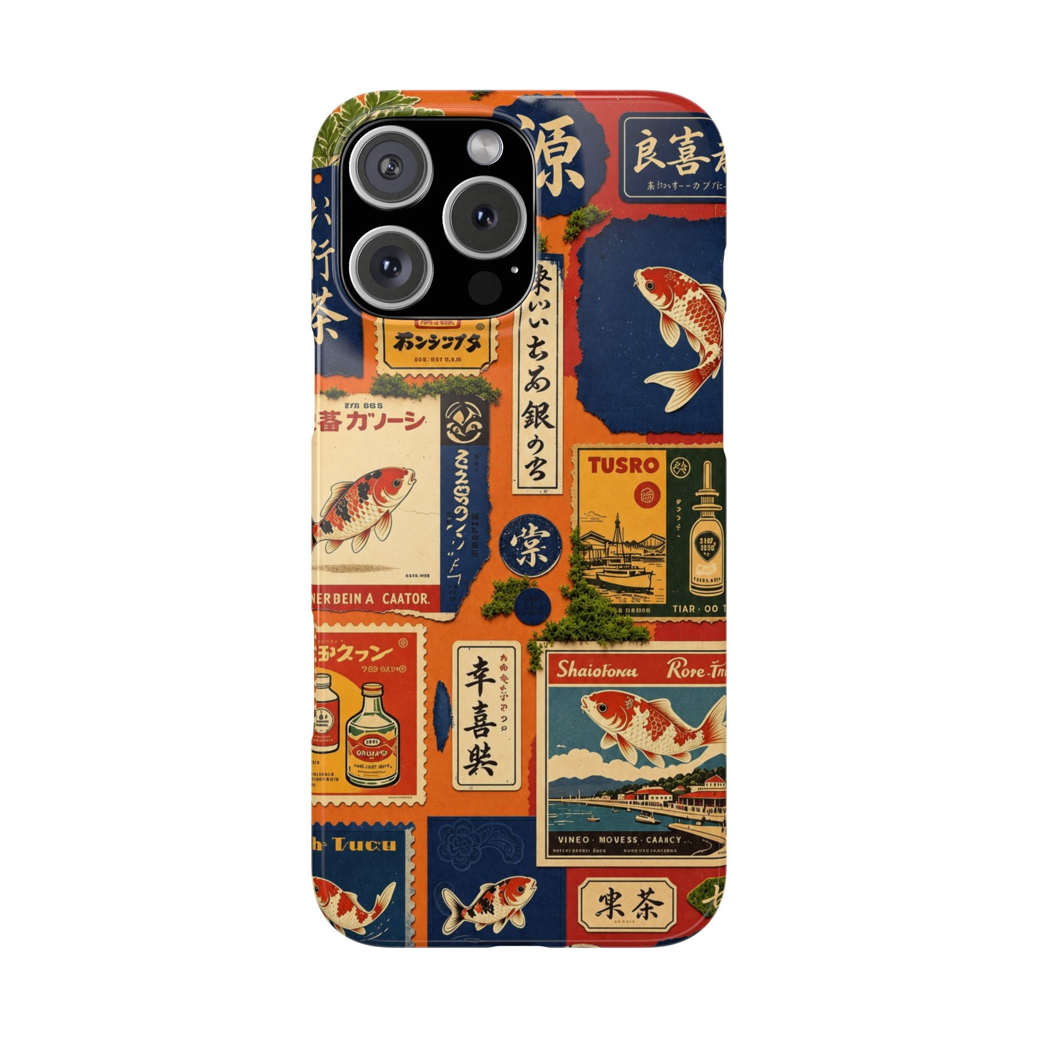 Vintage Japanese Koi Phone Case