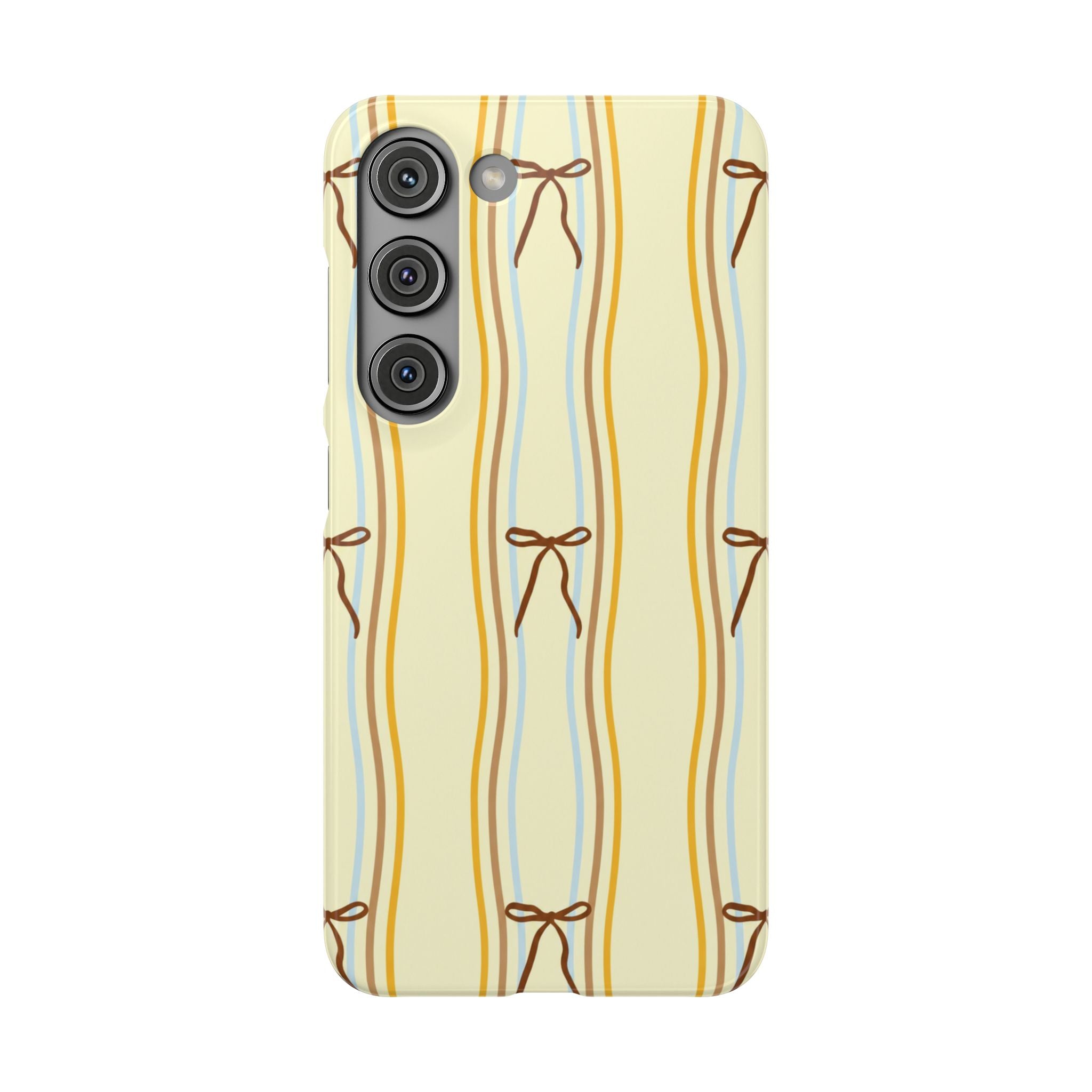 Bow Stripe Phone Case