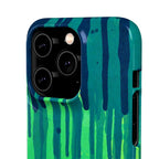Liquid Emerald – Abstract Drip Phone Case