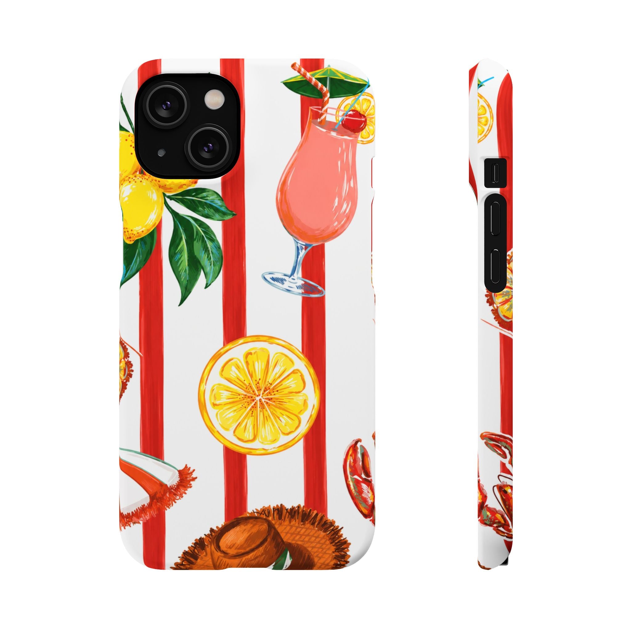 Lemon Coast – Summer Citrus Phone Case