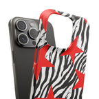 Retro Zebra Stars Phone Case