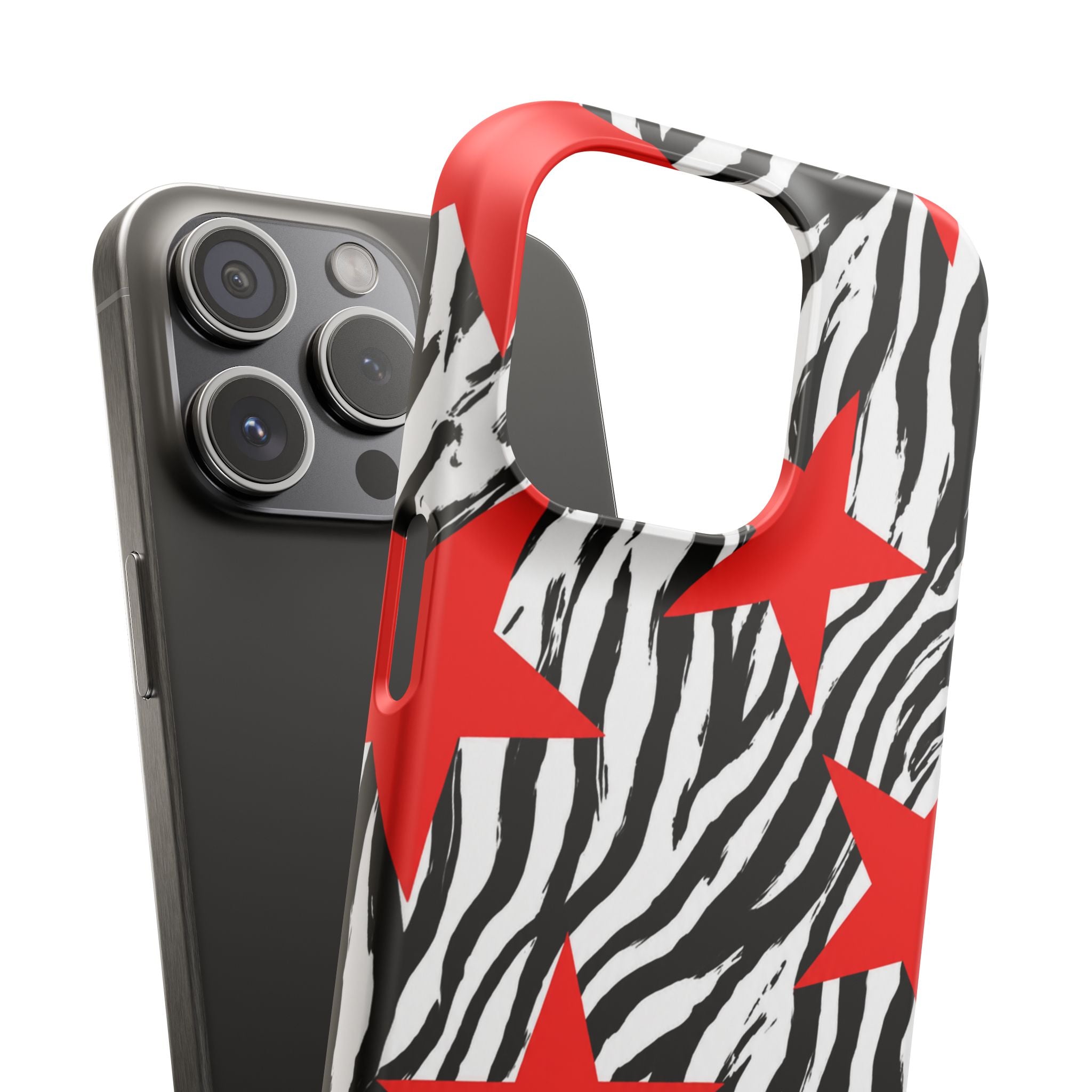 Retro Zebra Stars Phone Case