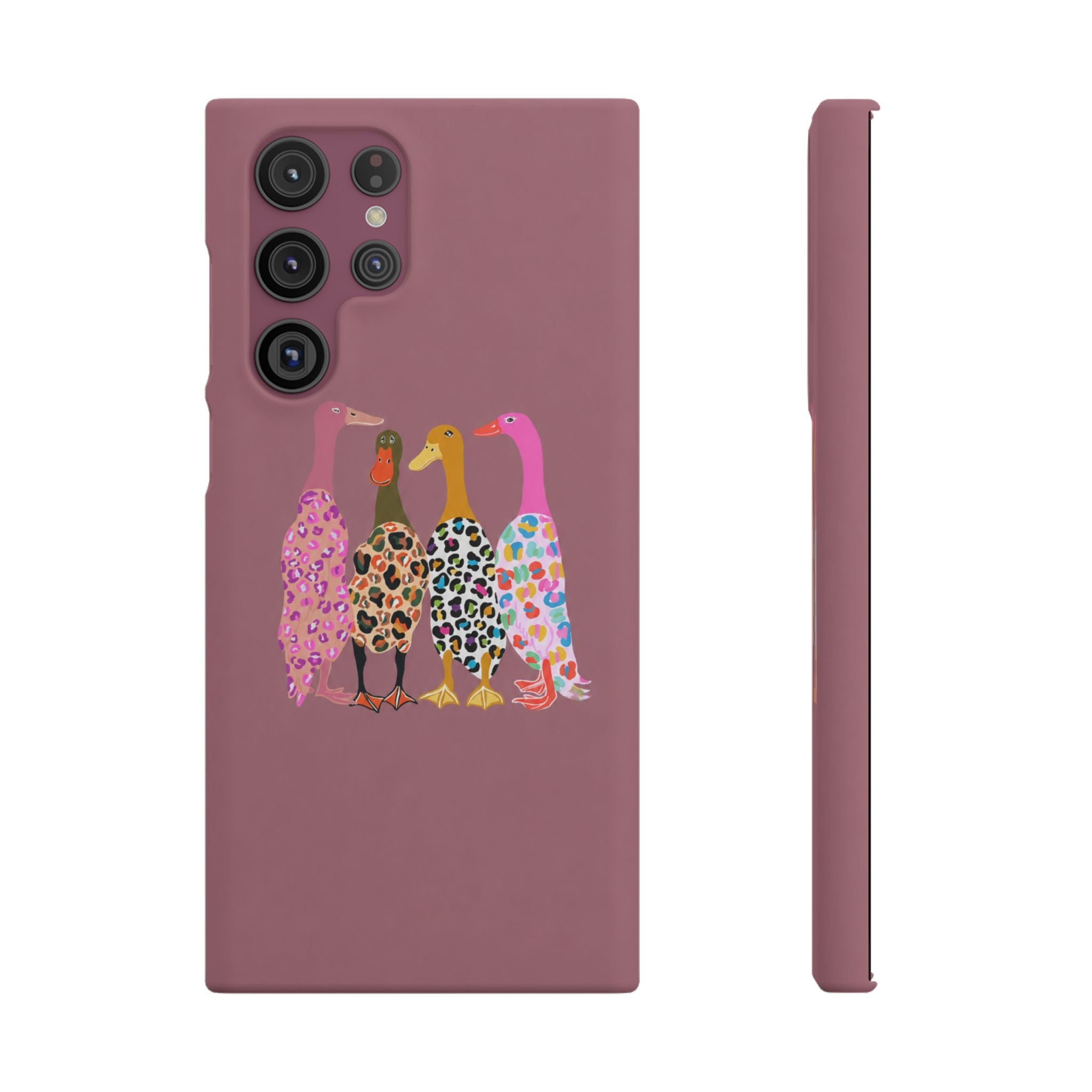 Colorful Leopard Ducks Phone Case