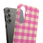 Pink Gingham Phone Case
