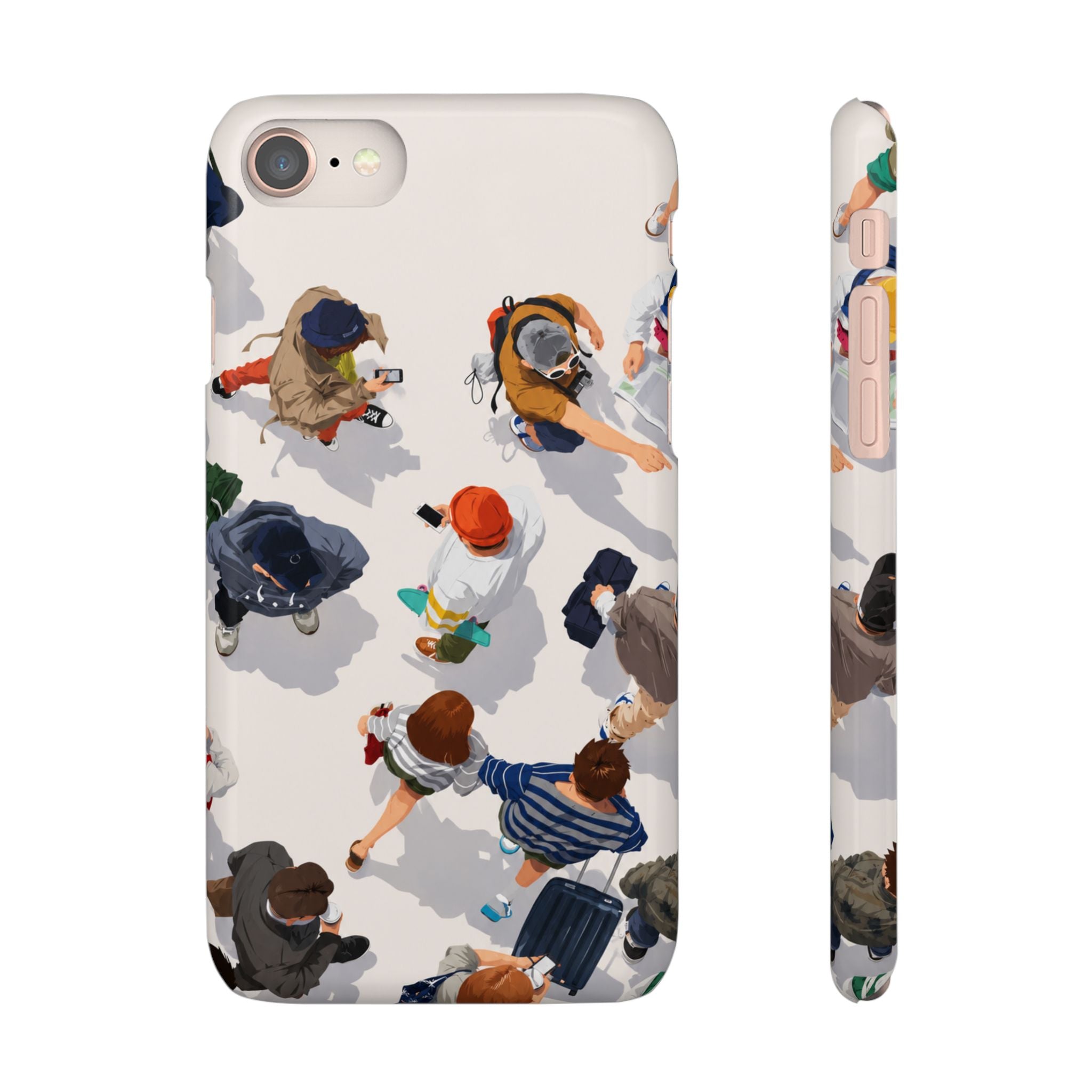 City Crowd Aesthetic Phone Case