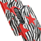 Retro Zebra Stars Phone Case
